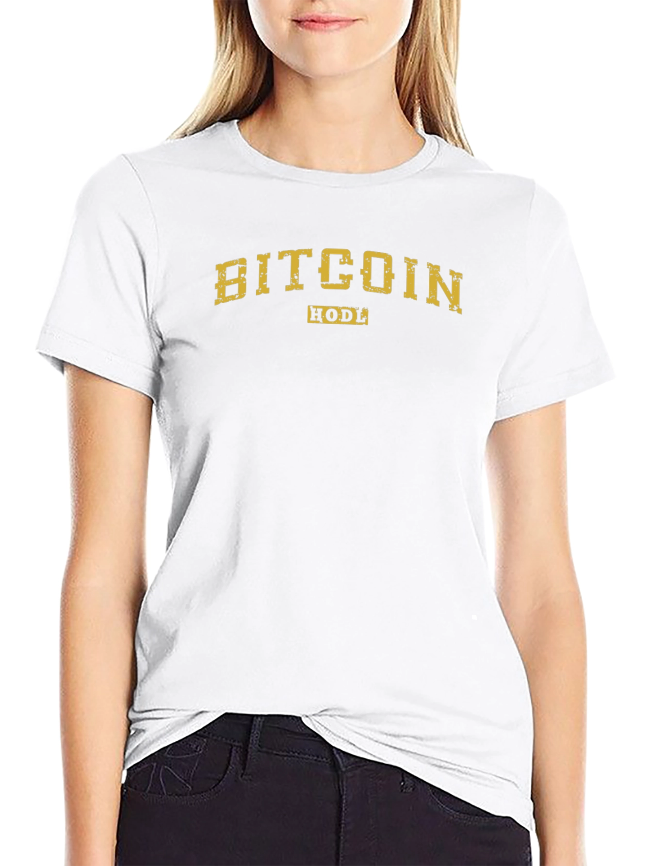Bitcoin HODL Graphic Tee - Black Crypto T-Shirt