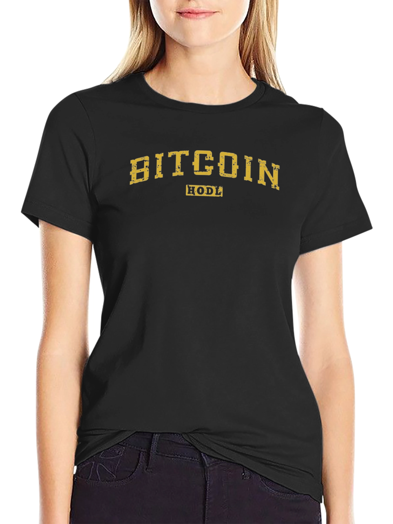 Bitcoin HODL Graphic Tee - Black Crypto T-Shirt