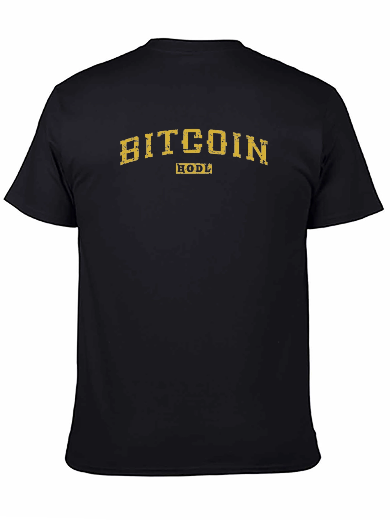 Bitcoin HODL Graphic Tee - Black Crypto T-Shirt