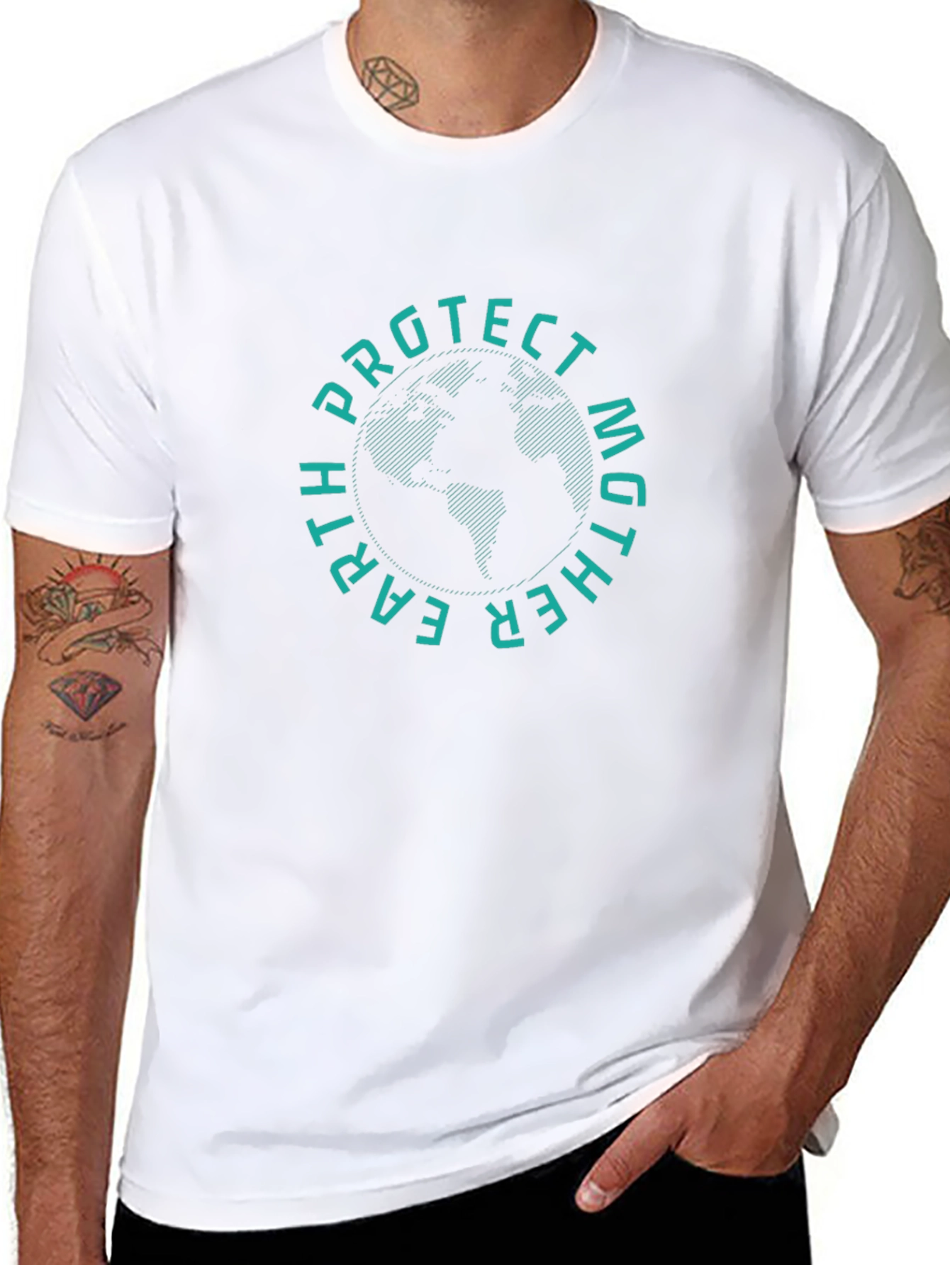 Protect Mother Earth Black T-Shirt