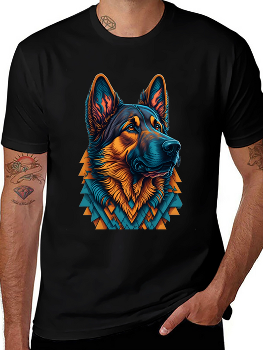 German Shepherd Graphic T-Shirt - Cool Dog Lover Tee