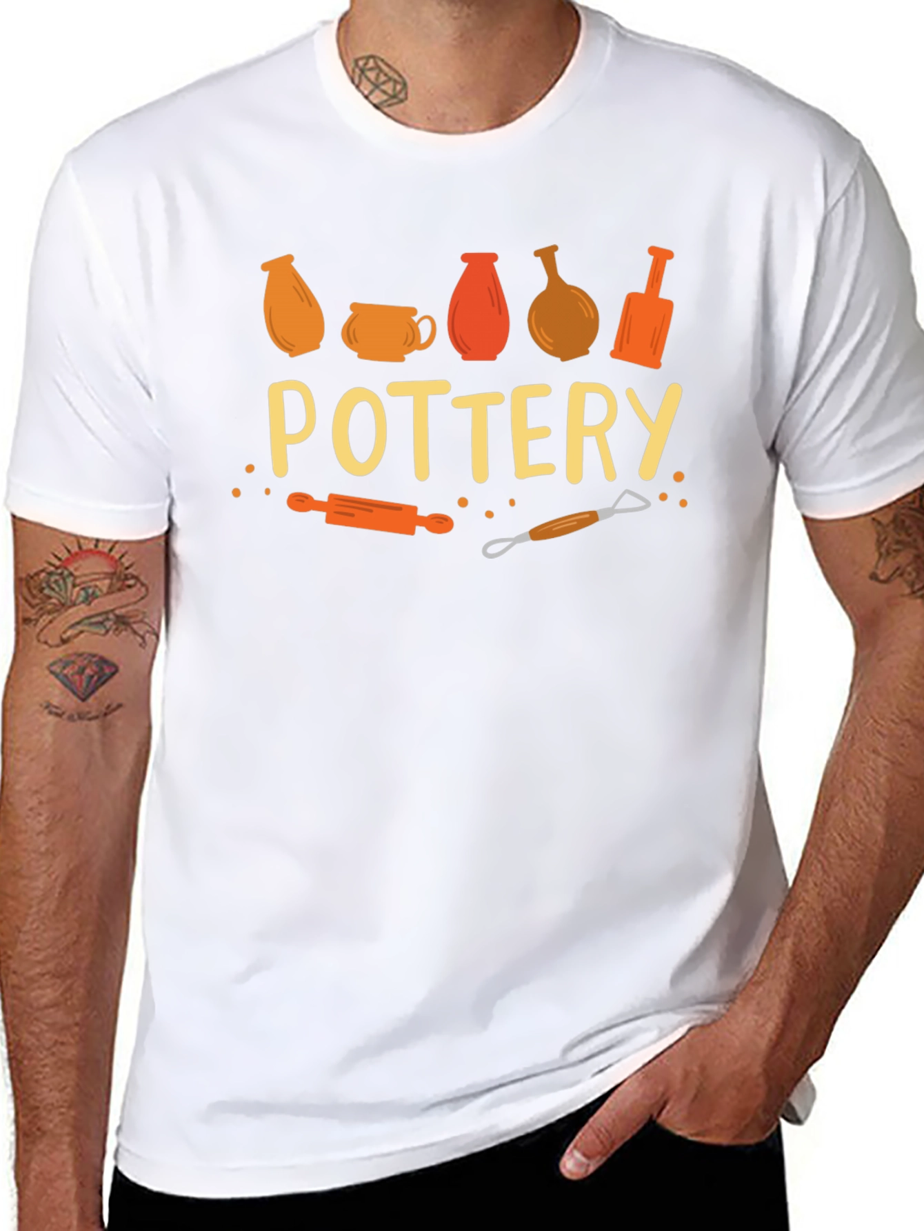 Pottery Themed Graphic Tee