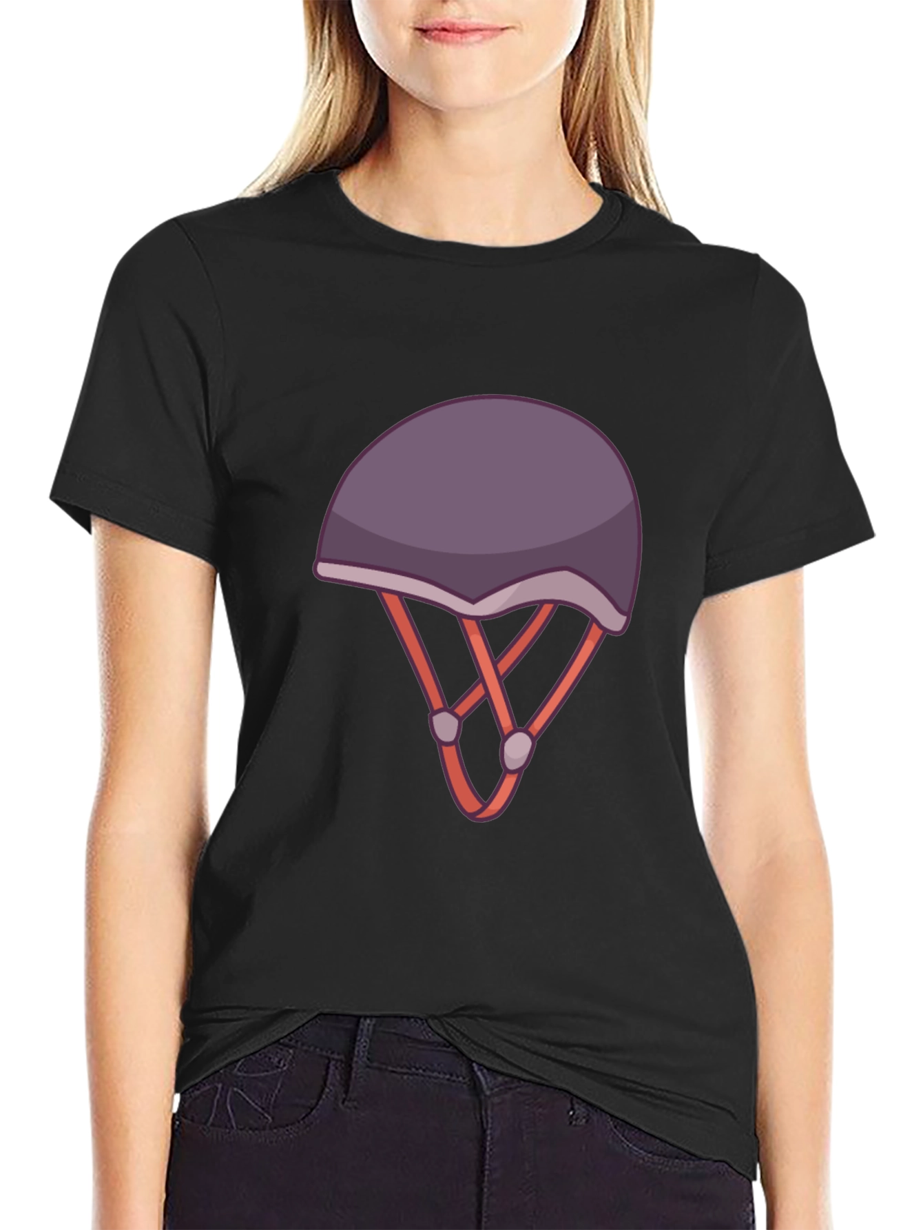 Helmet Graphic Tee - Stylish and Unique Design
