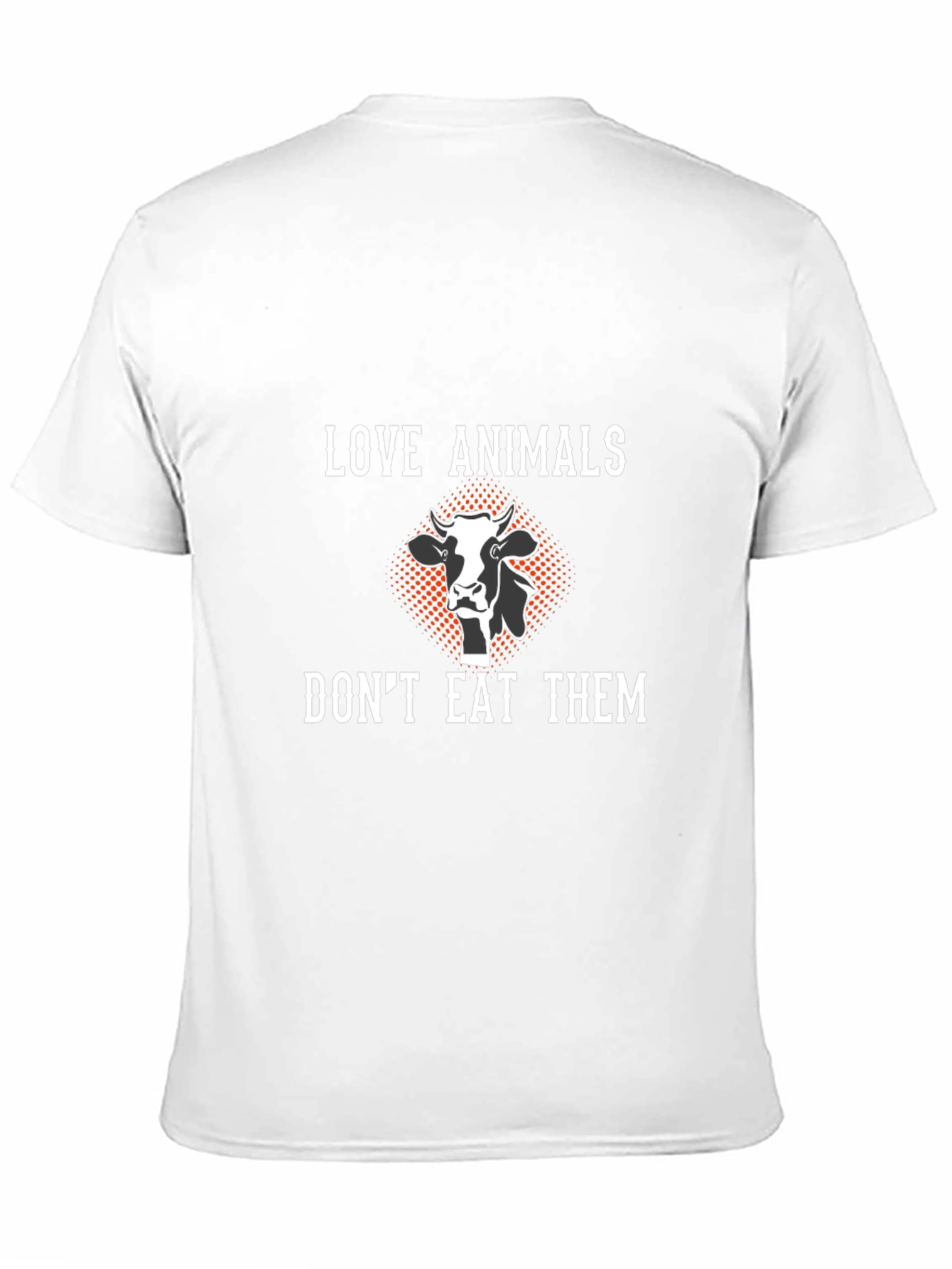 Love Animals Dont Eat Them Black T-Shirt