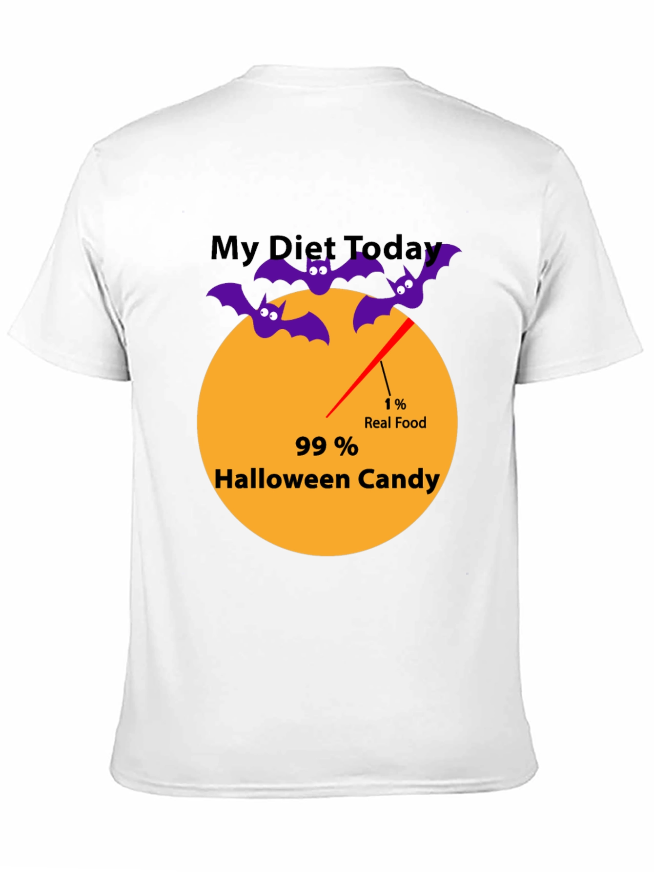 Halloween Candy Diet T-Shirt | Funny Seasonal Tee