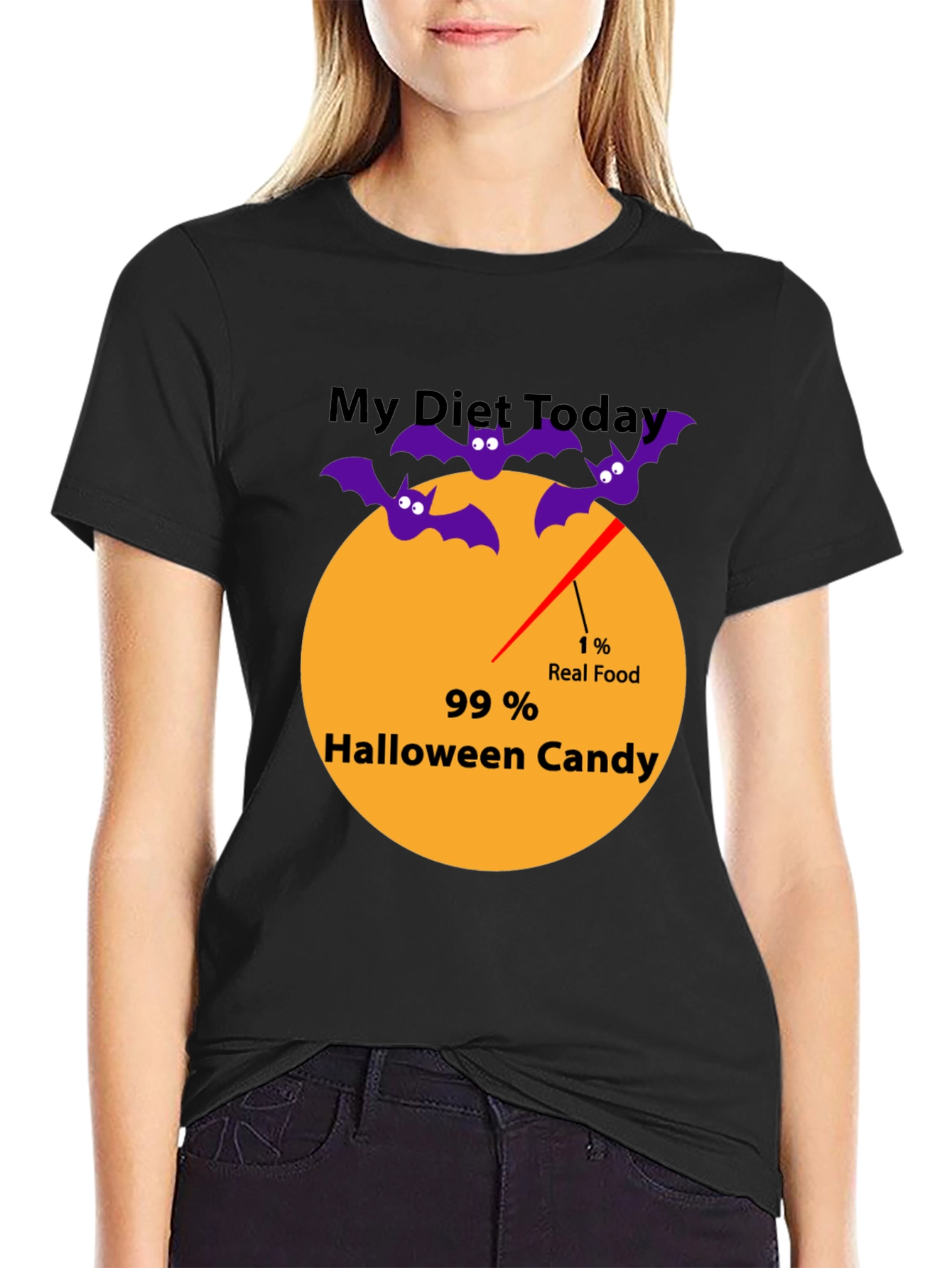 Halloween Candy Diet T-Shirt | Funny Seasonal Tee