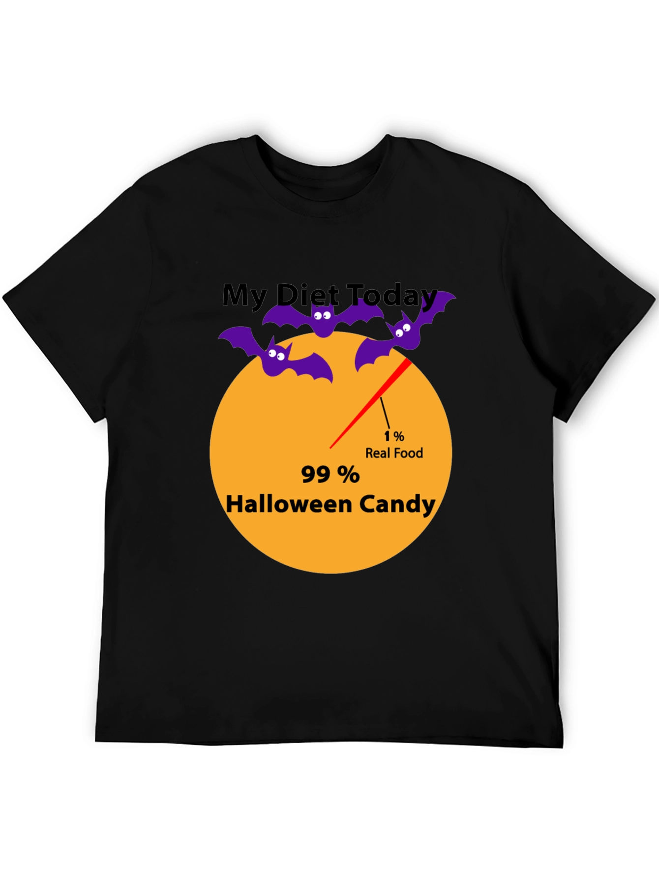 Halloween Candy Diet T-Shirt | Funny Seasonal Tee