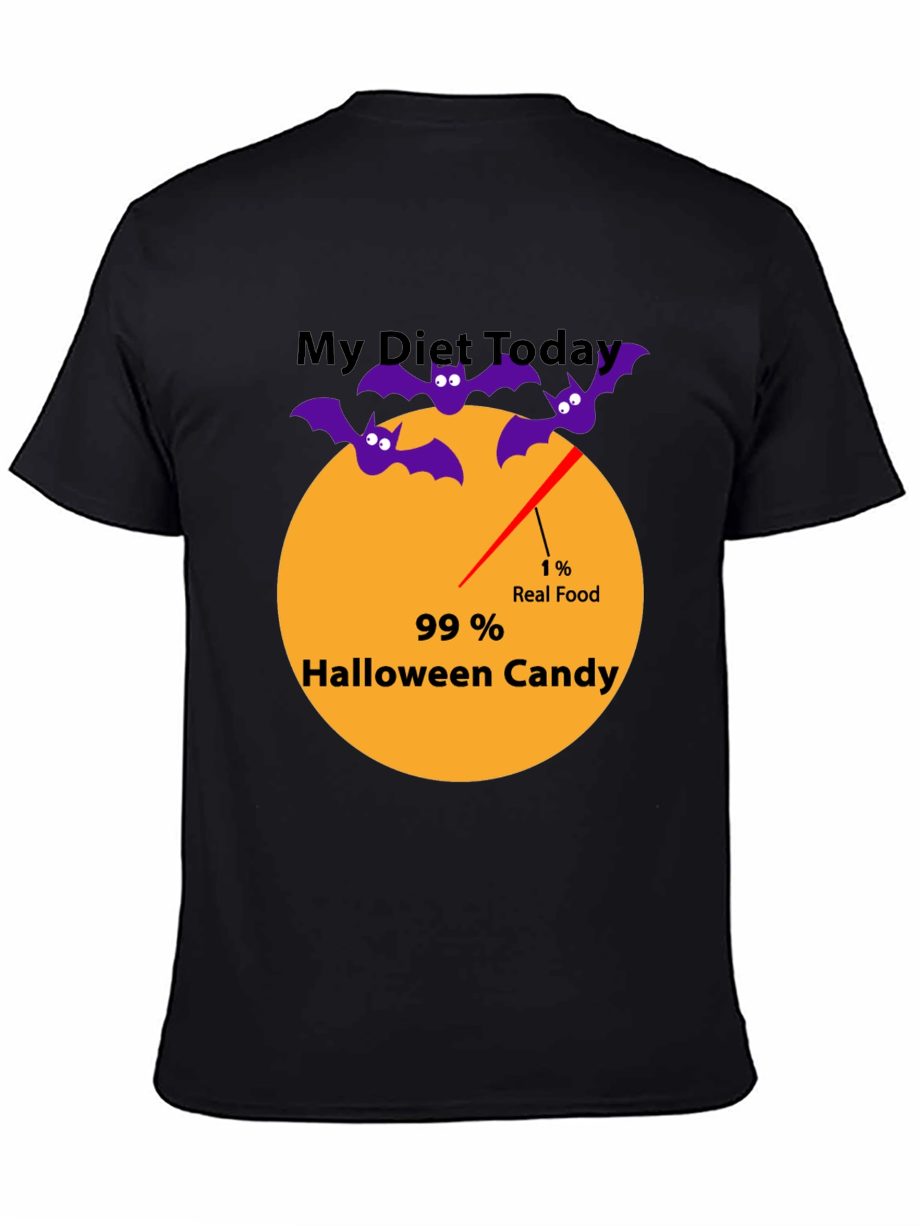 Halloween Candy Diet T-Shirt | Funny Seasonal Tee