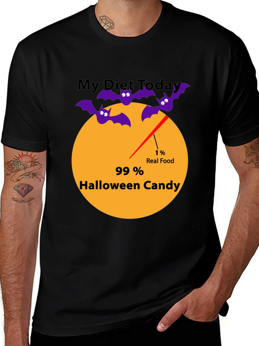 Halloween Candy Diet T-Shirt | Funny Seasonal Tee