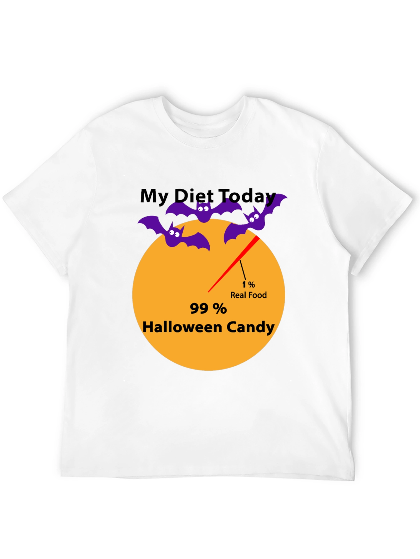 Halloween Candy Diet T-Shirt | Funny Seasonal Tee