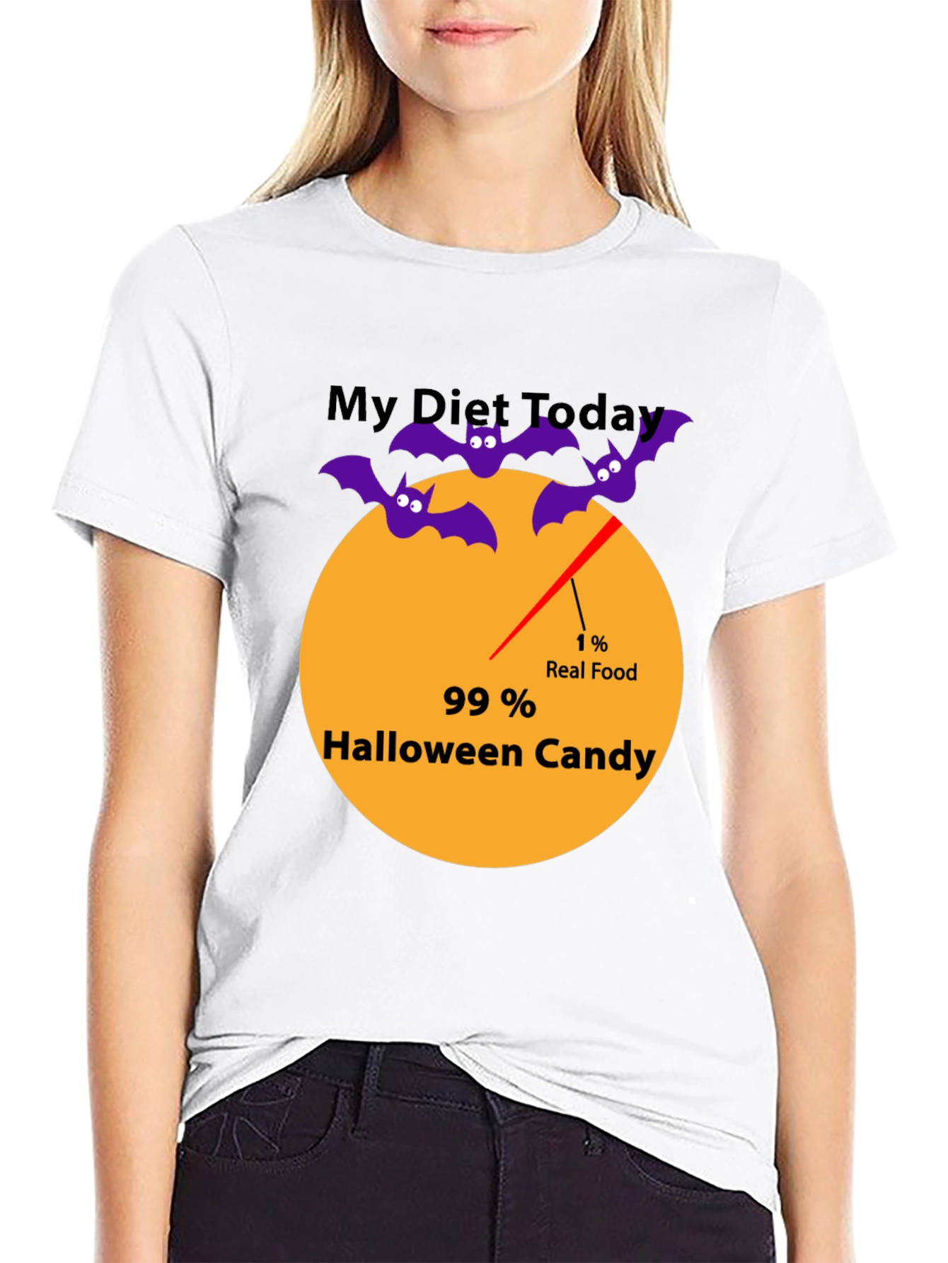Halloween Candy Diet T-Shirt | Funny Seasonal Tee
