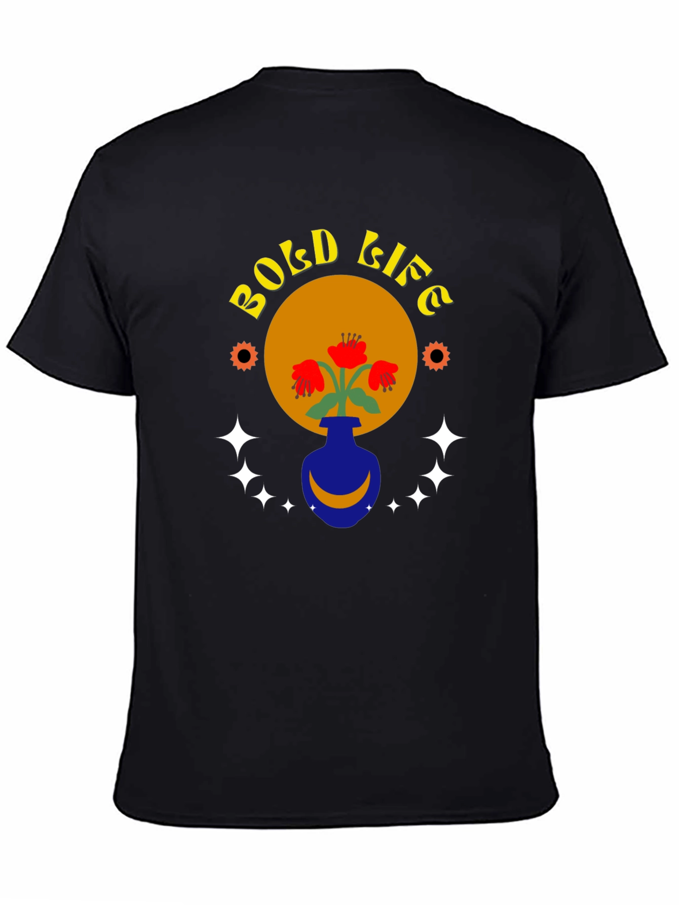 Bold Life Graphic Tee - Unique Artistic Design
