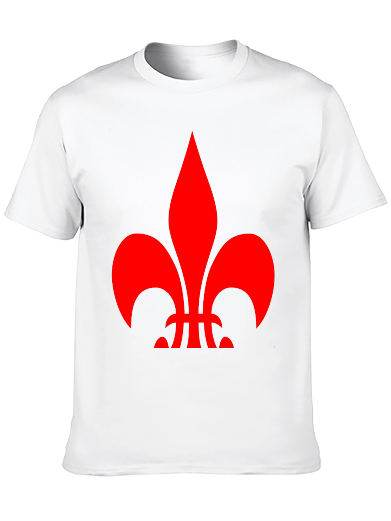 Fleur-de-lis Graphic Tee - Stylish Black Shirt