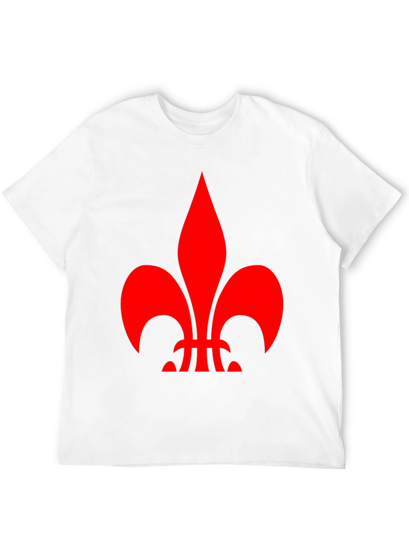 Fleur-de-lis Graphic Tee - Stylish Black Shirt