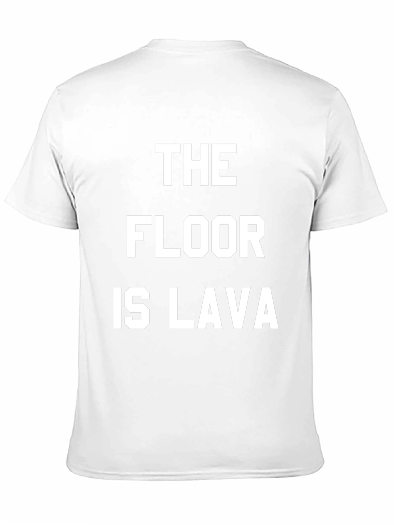 The Floor is Lava Black Cotton Tee