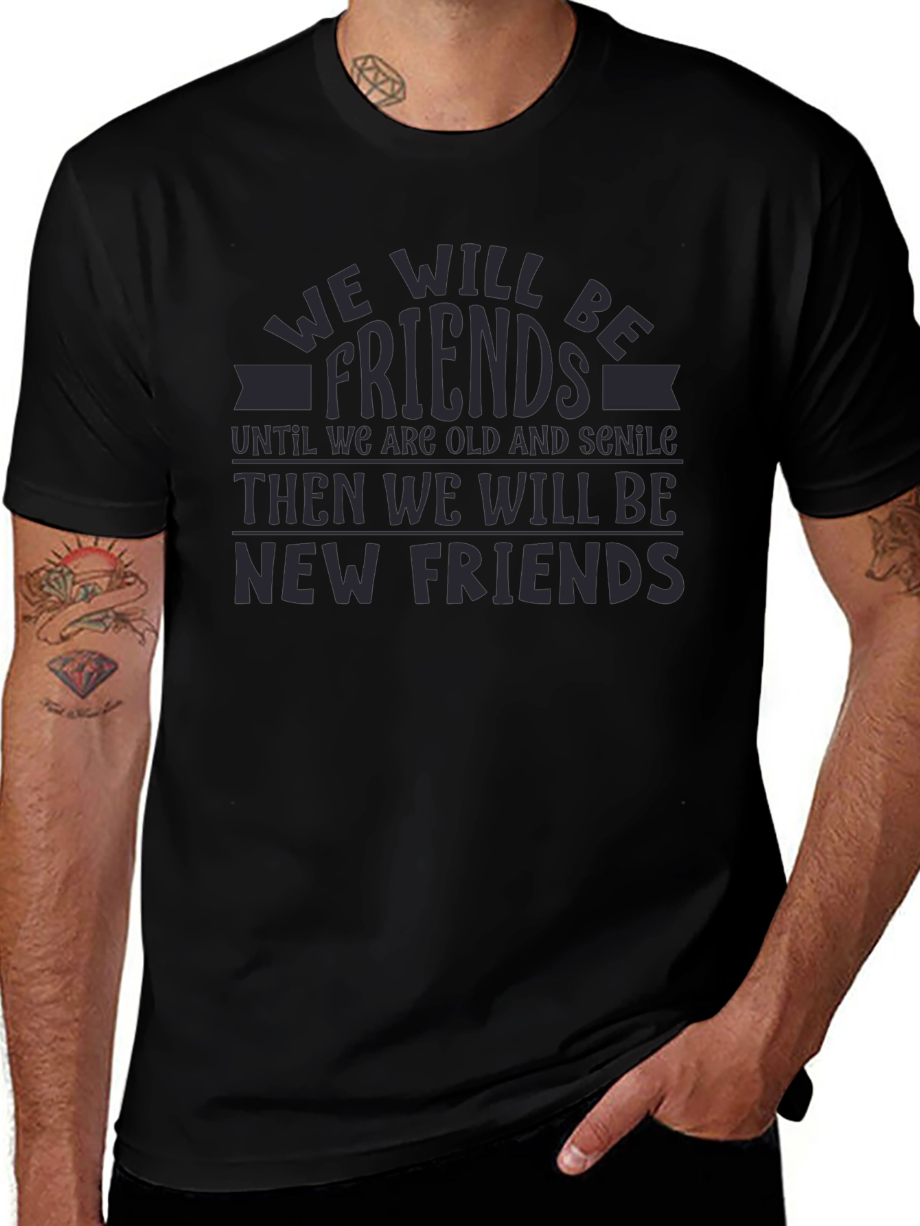 Friends Forever T-Shirt - Funny Best Friends Tee