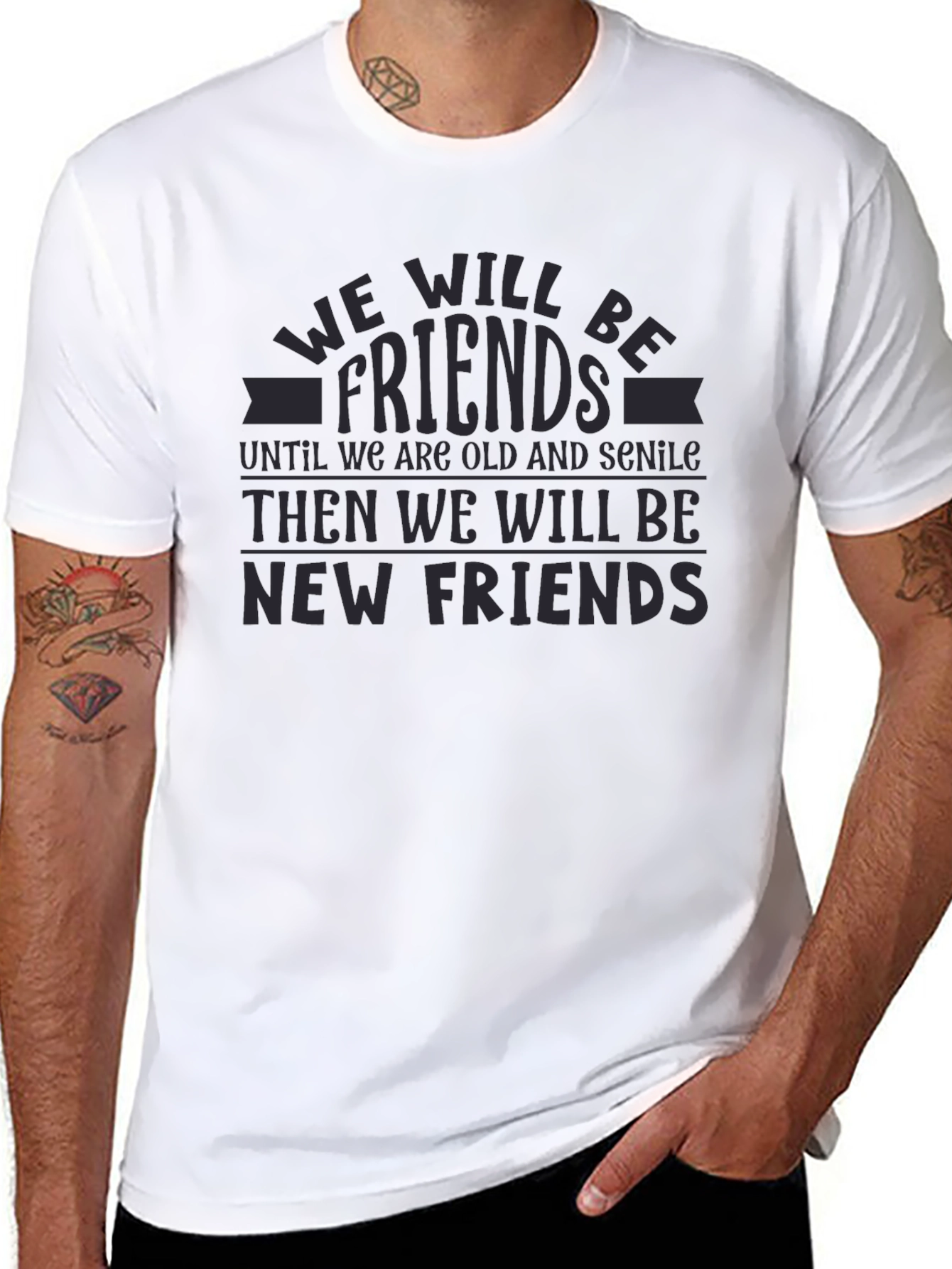 Friends Forever T-Shirt - Funny Best Friends Tee