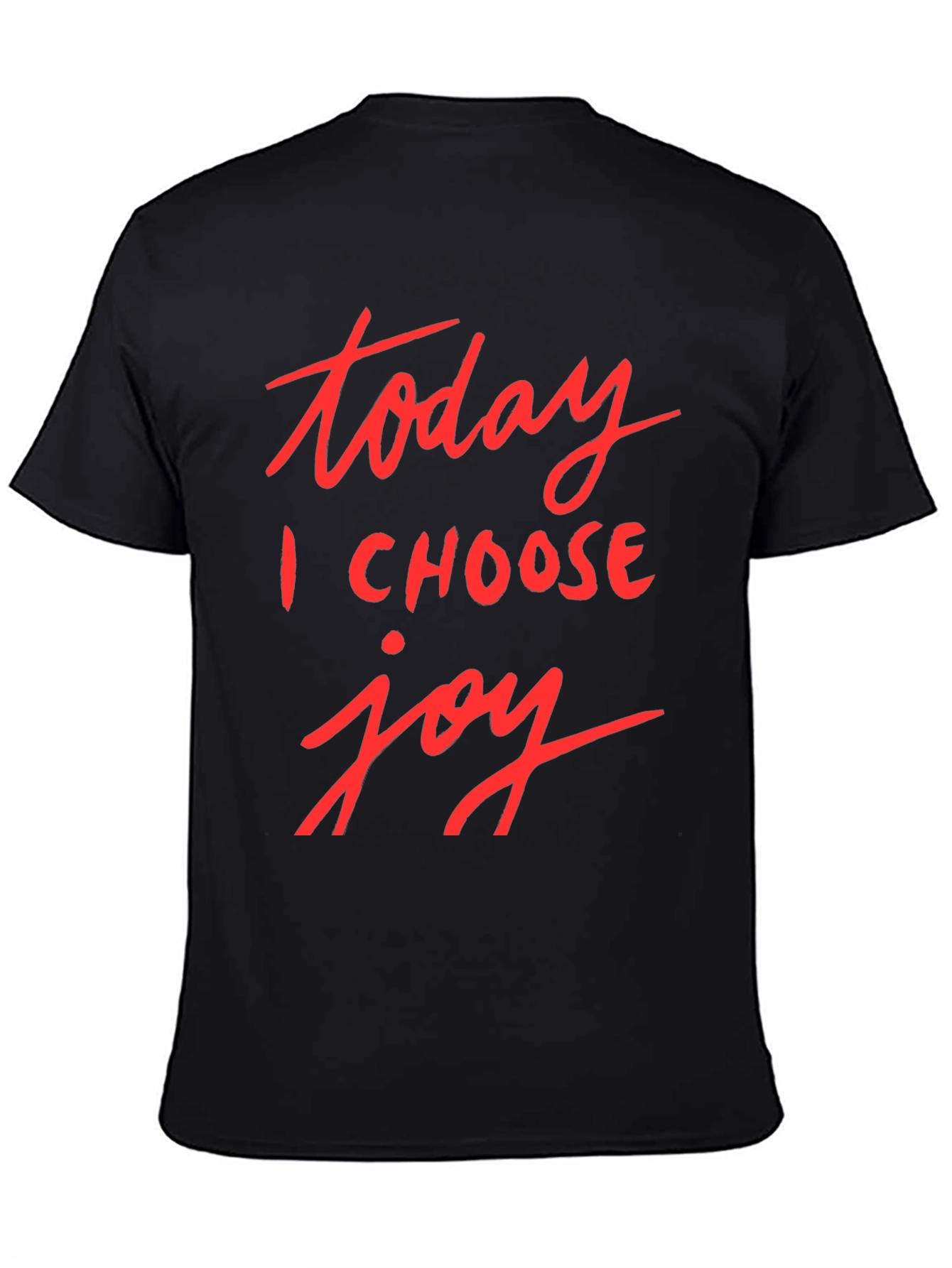 Today I Choose Joy Black Graphic Tee