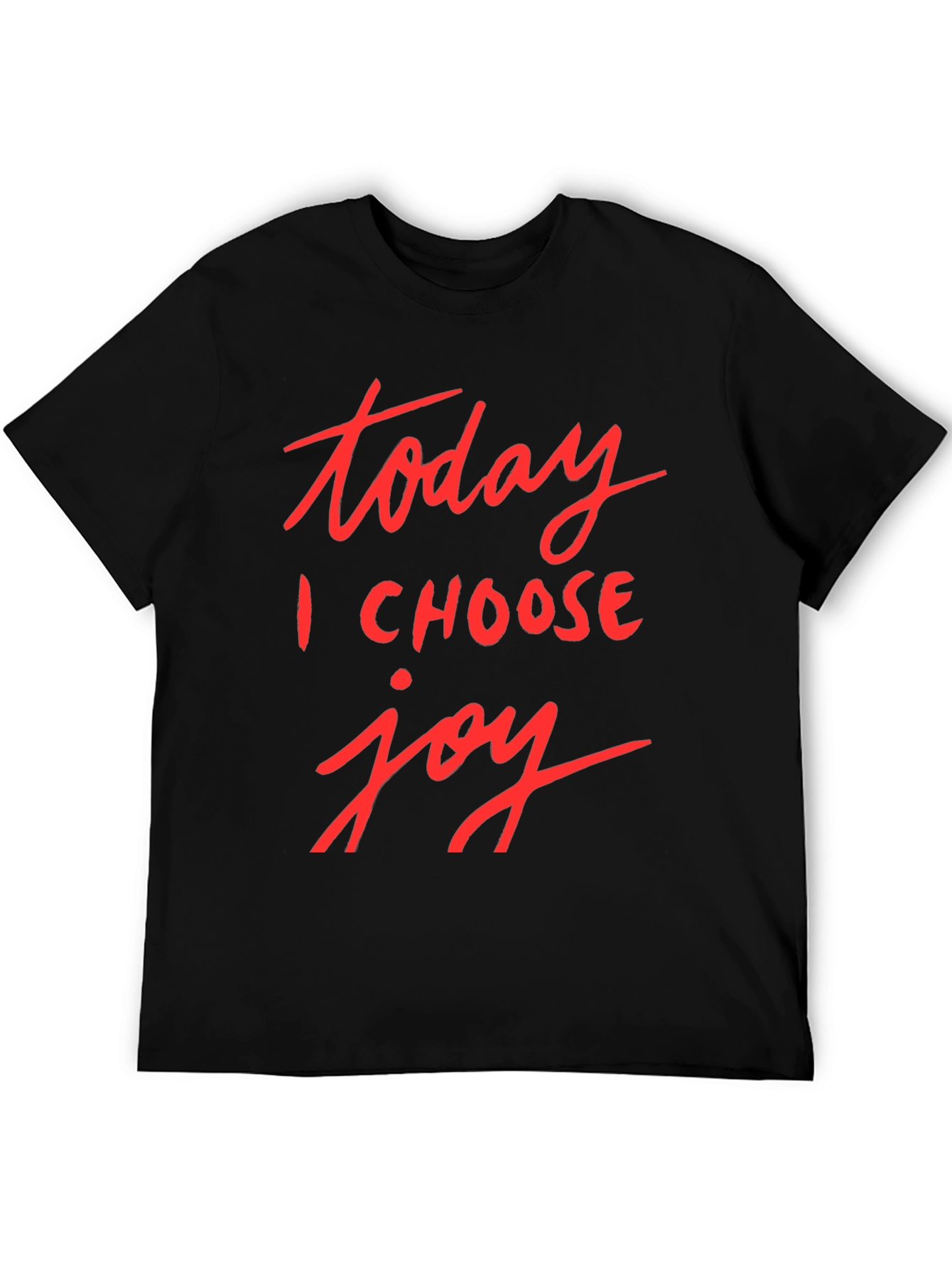 Today I Choose Joy Black Graphic Tee