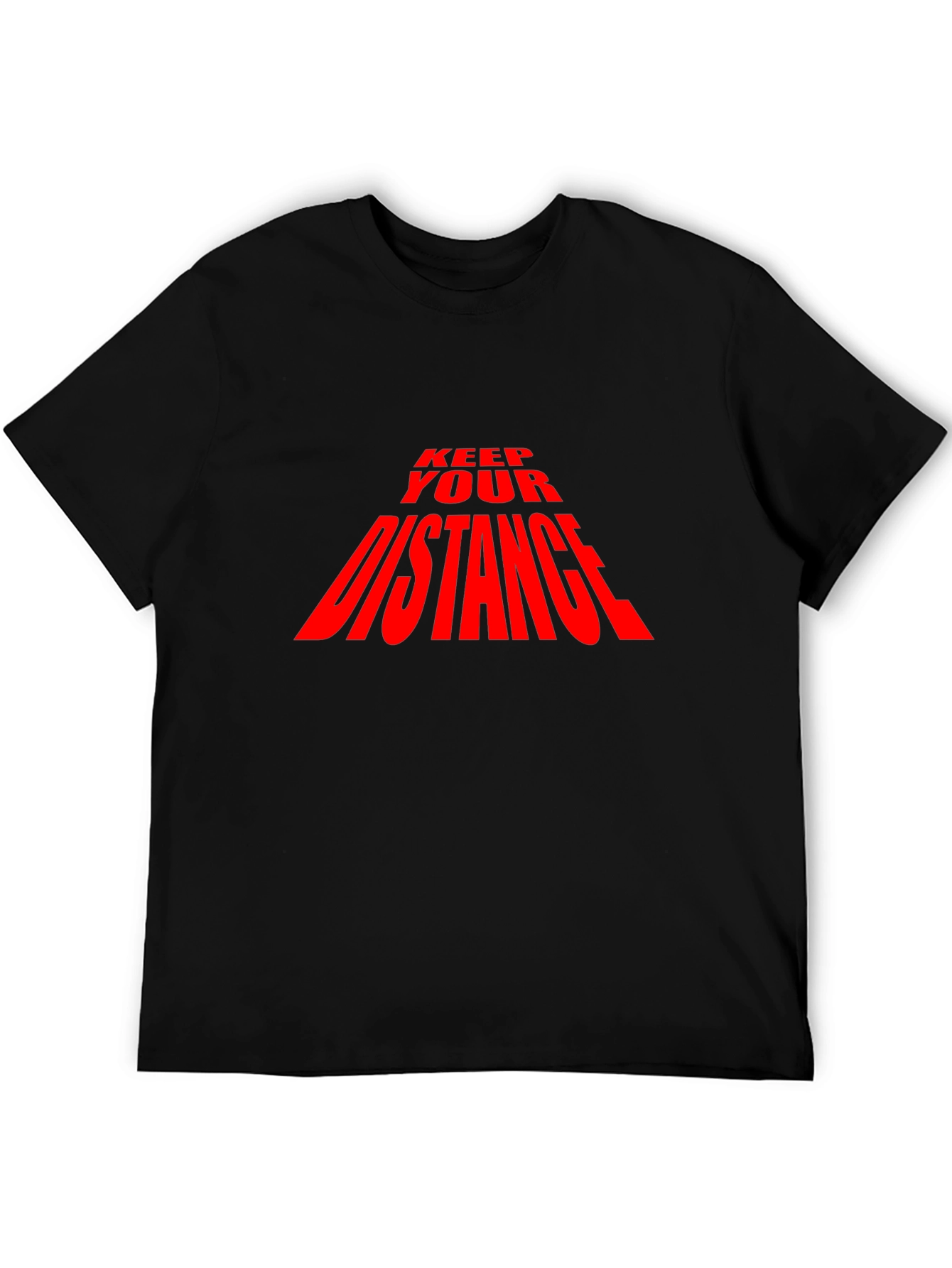 Keep Your Distance T-Shirt - Black
