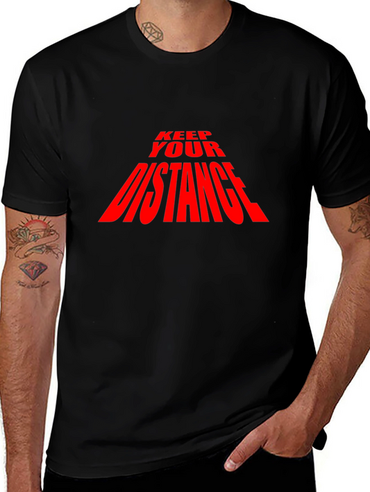 Keep Your Distance T-Shirt - Black