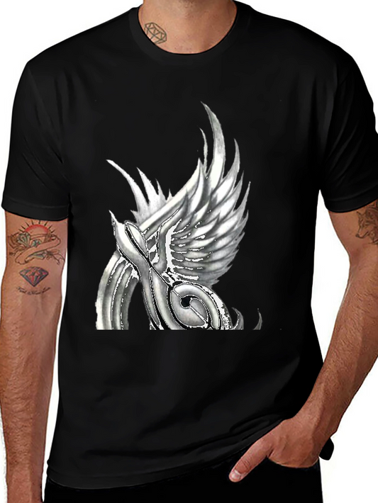 Winged Music Note T-Shirt - Unique Graphic Tee