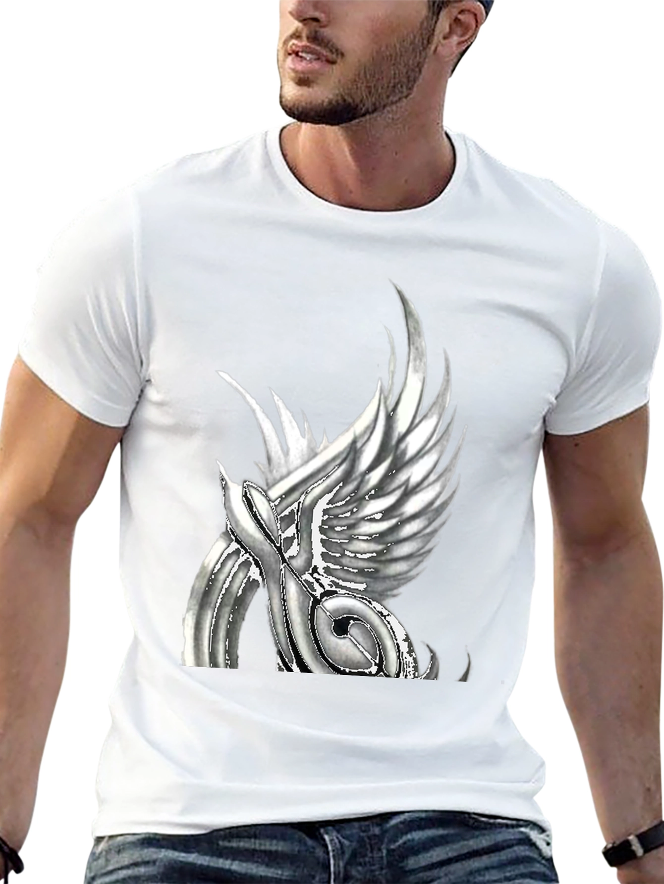 Winged Music Note T-Shirt - Unique Graphic Tee