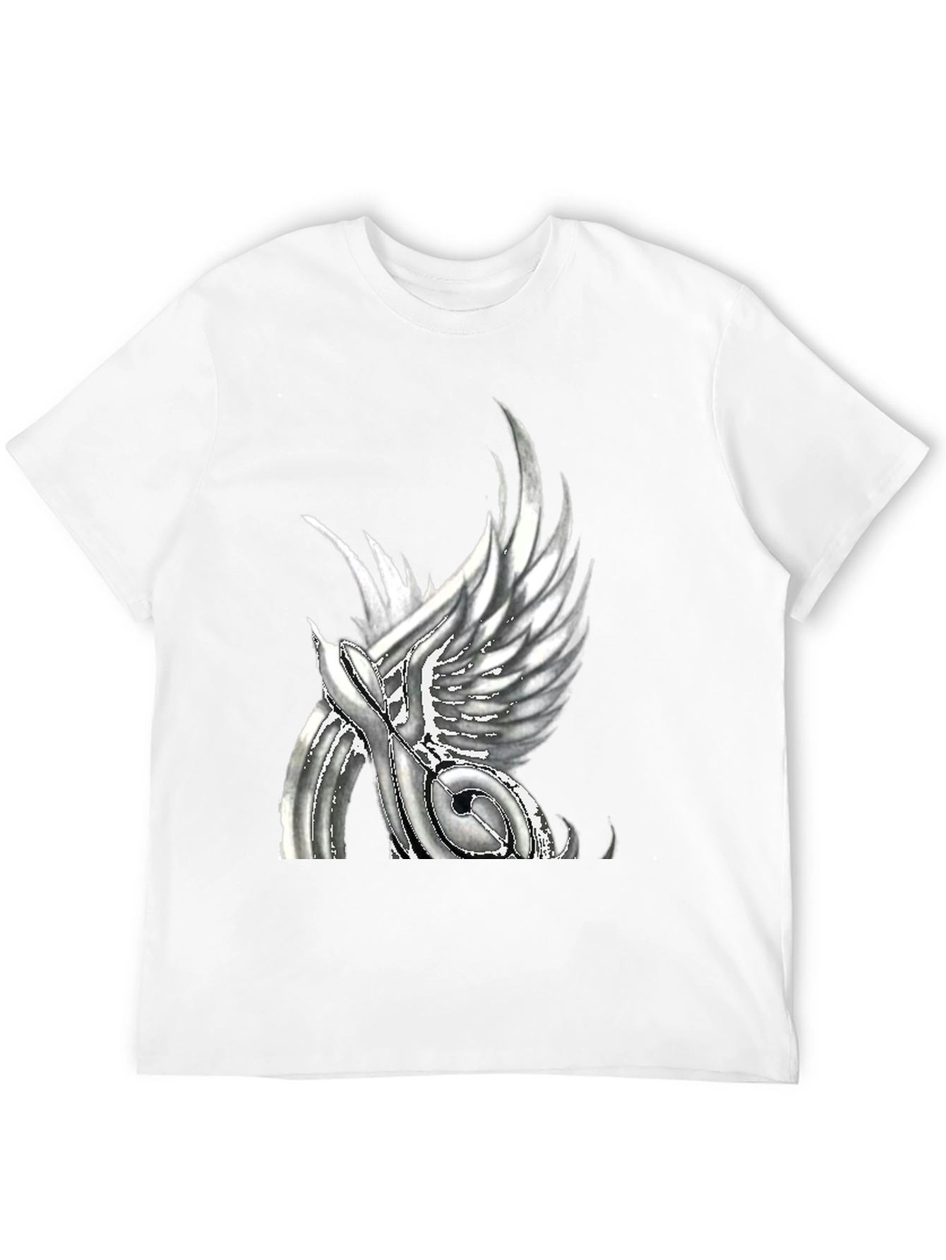 Winged Music Note T-Shirt - Unique Graphic Tee