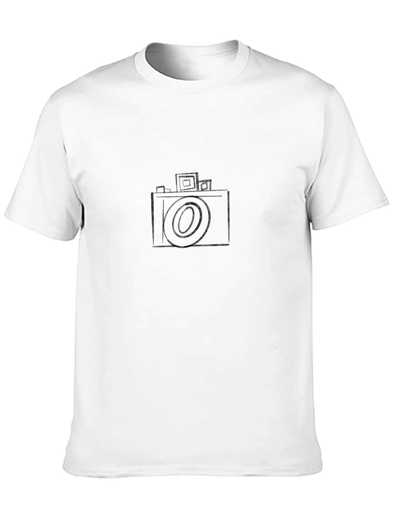 Classic Camera Graphic Black T-Shirt