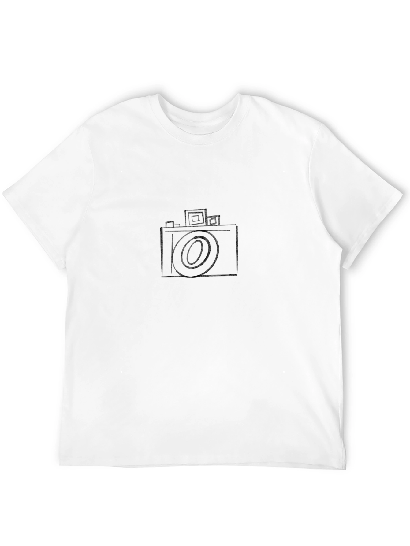 Classic Camera Graphic Black T-Shirt