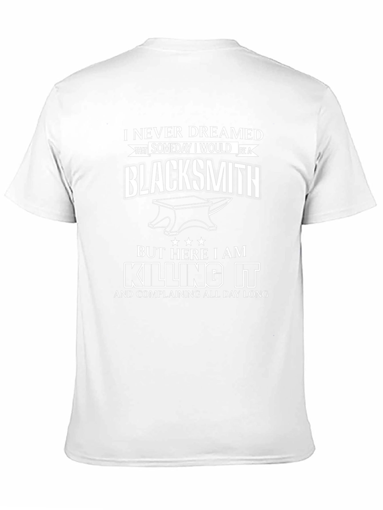 Blacksmith T-Shirt: Never Dreamed Black Tee