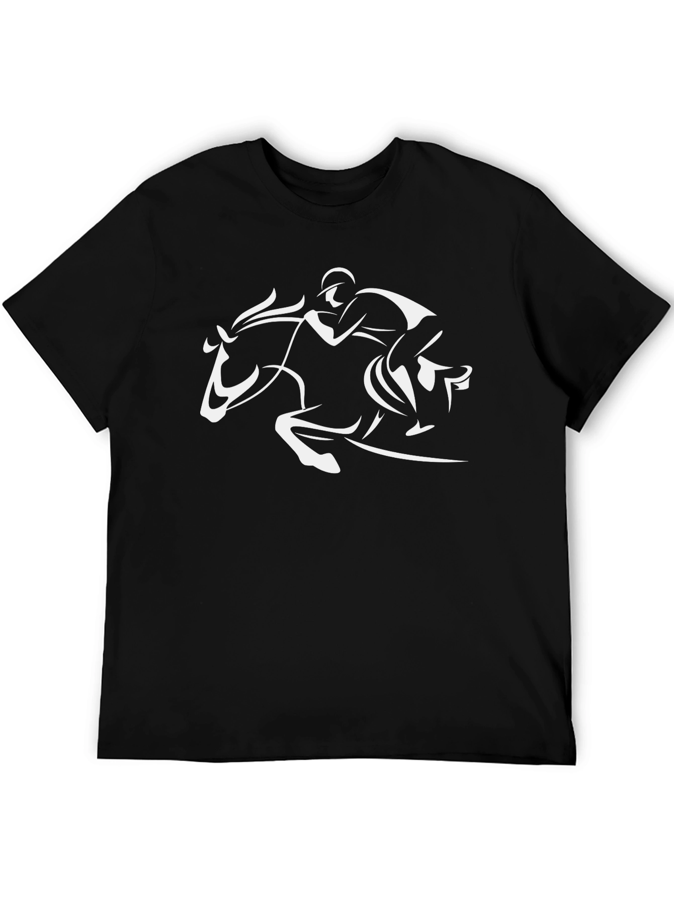Equestrian T-Shirt - Horse and Rider Graphic Tee