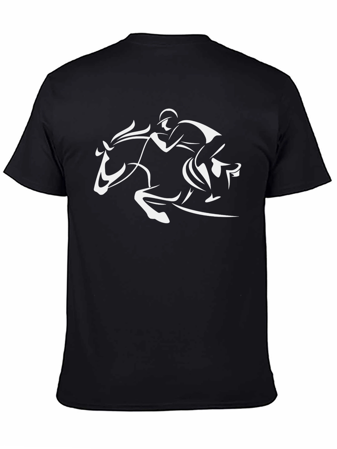 Equestrian T-Shirt - Horse and Rider Graphic Tee