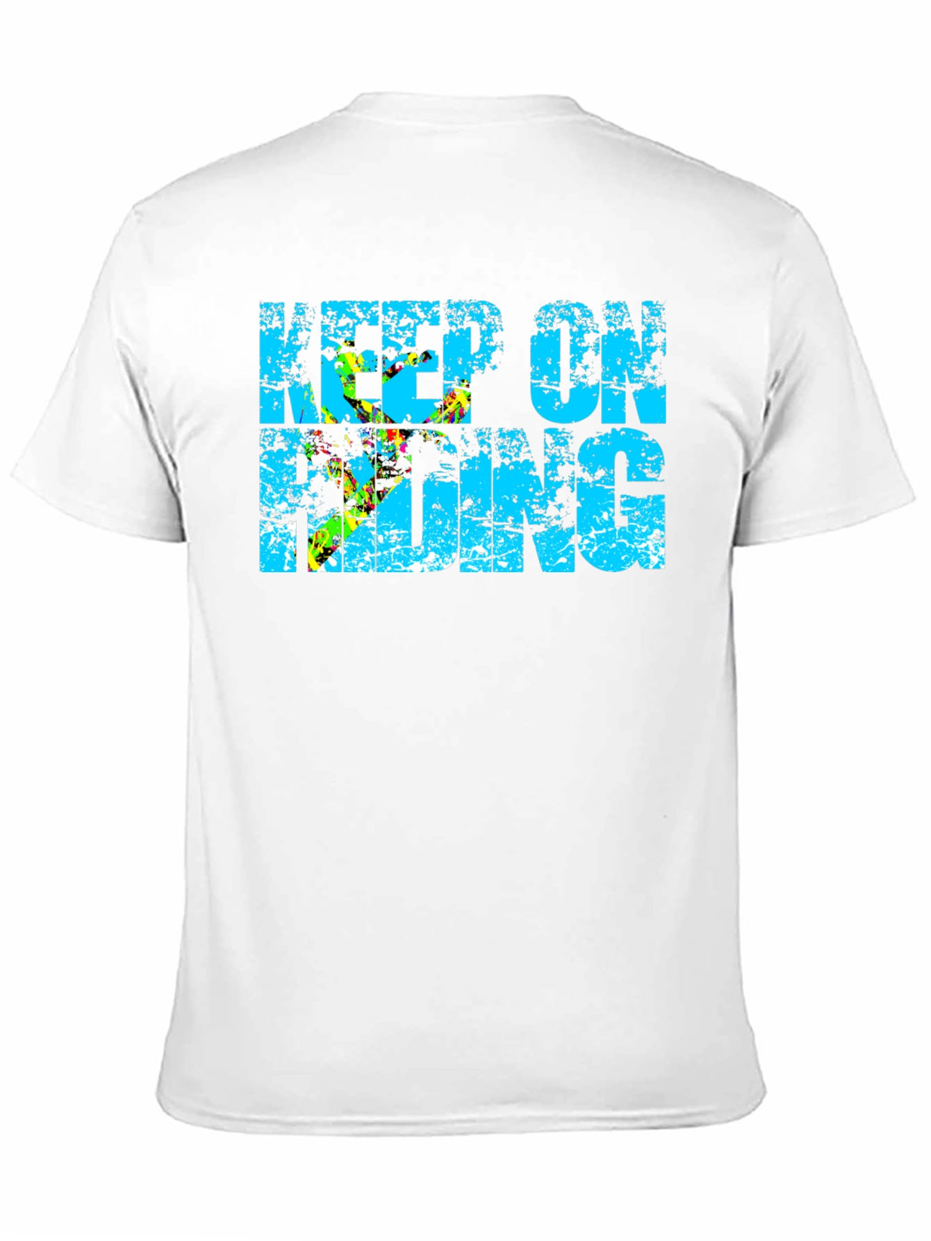 Keep On Riding Graphic T-Shirt - Black