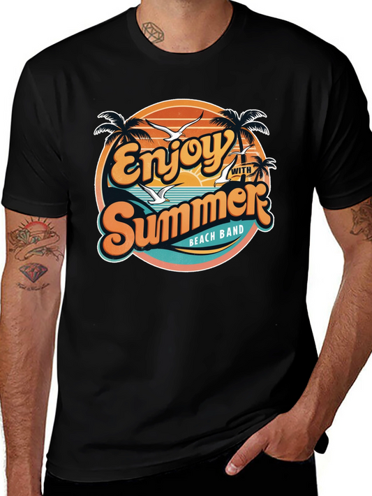 Enjoy Summer Beach Band T-Shirt