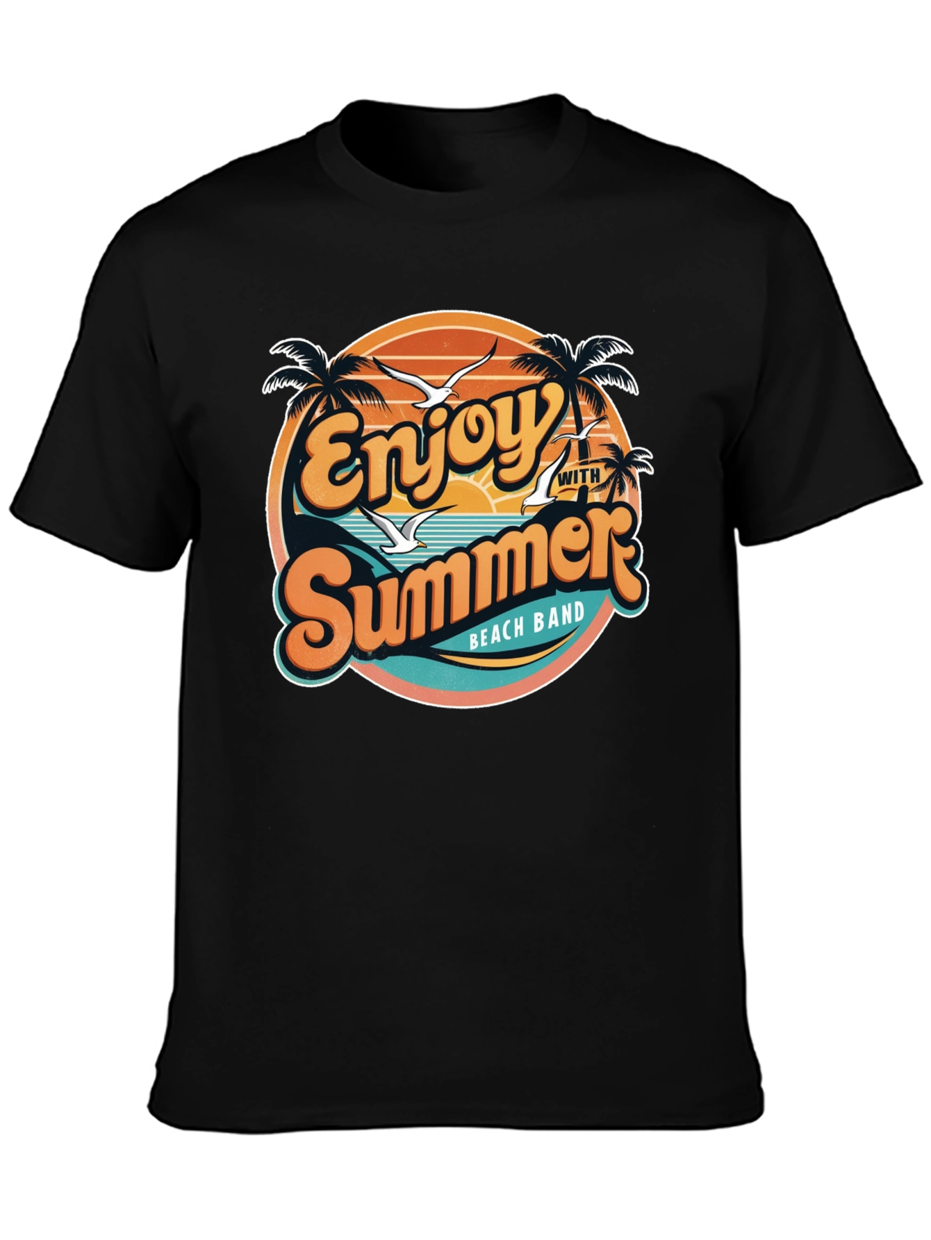 Enjoy Summer Beach Band T-Shirt