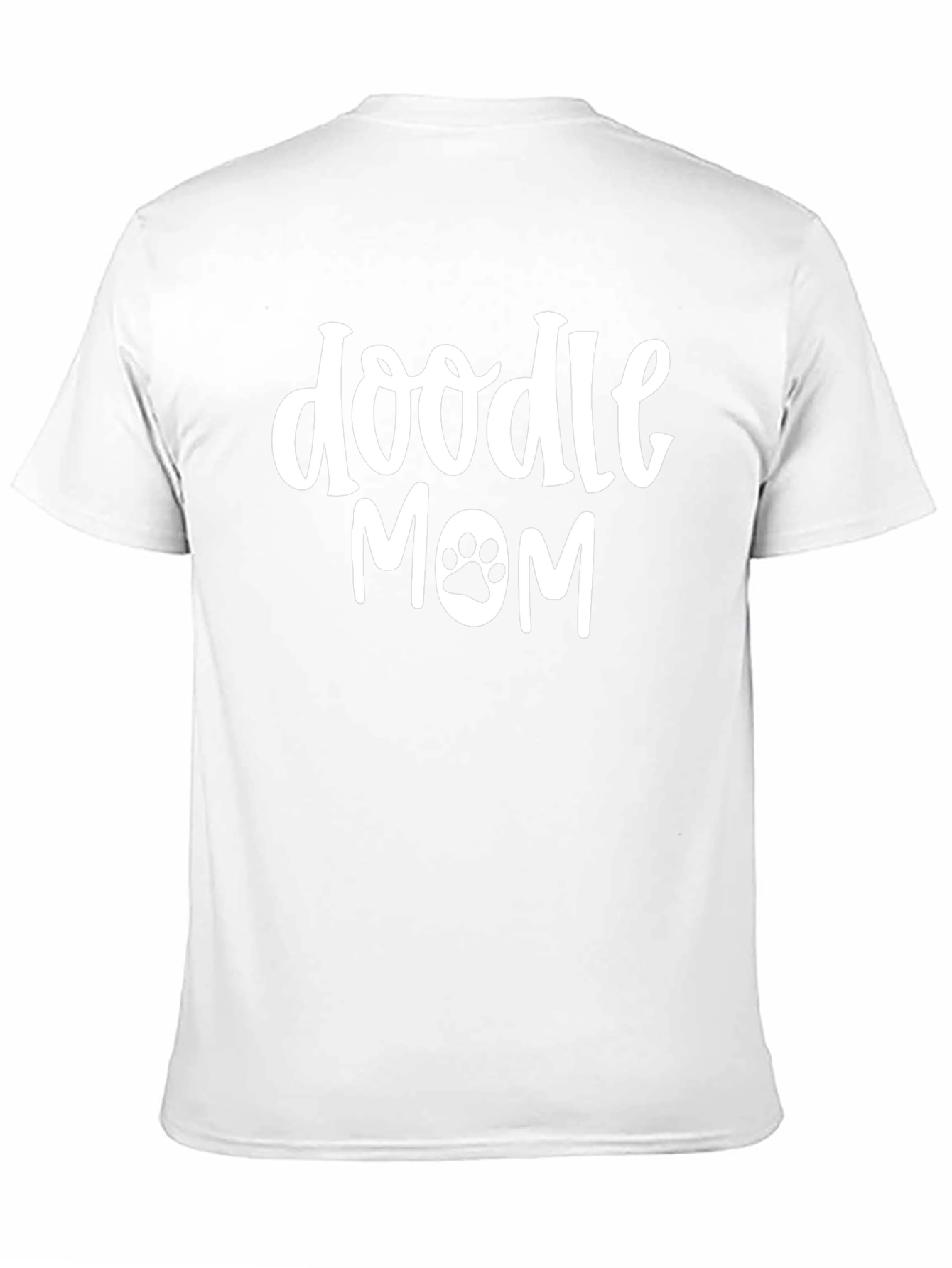 Doodle Mom T-Shirt - Cute Dog Paw Print Tee