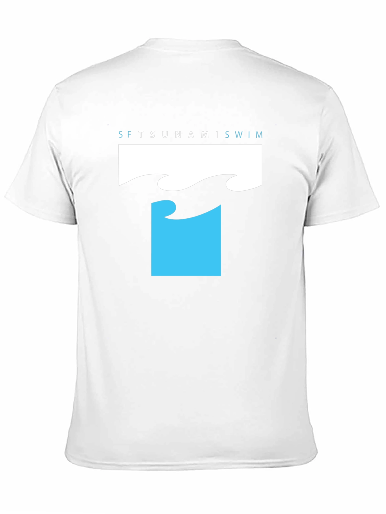 Tsunami Swim T-Shirt - Black Graphic Tee