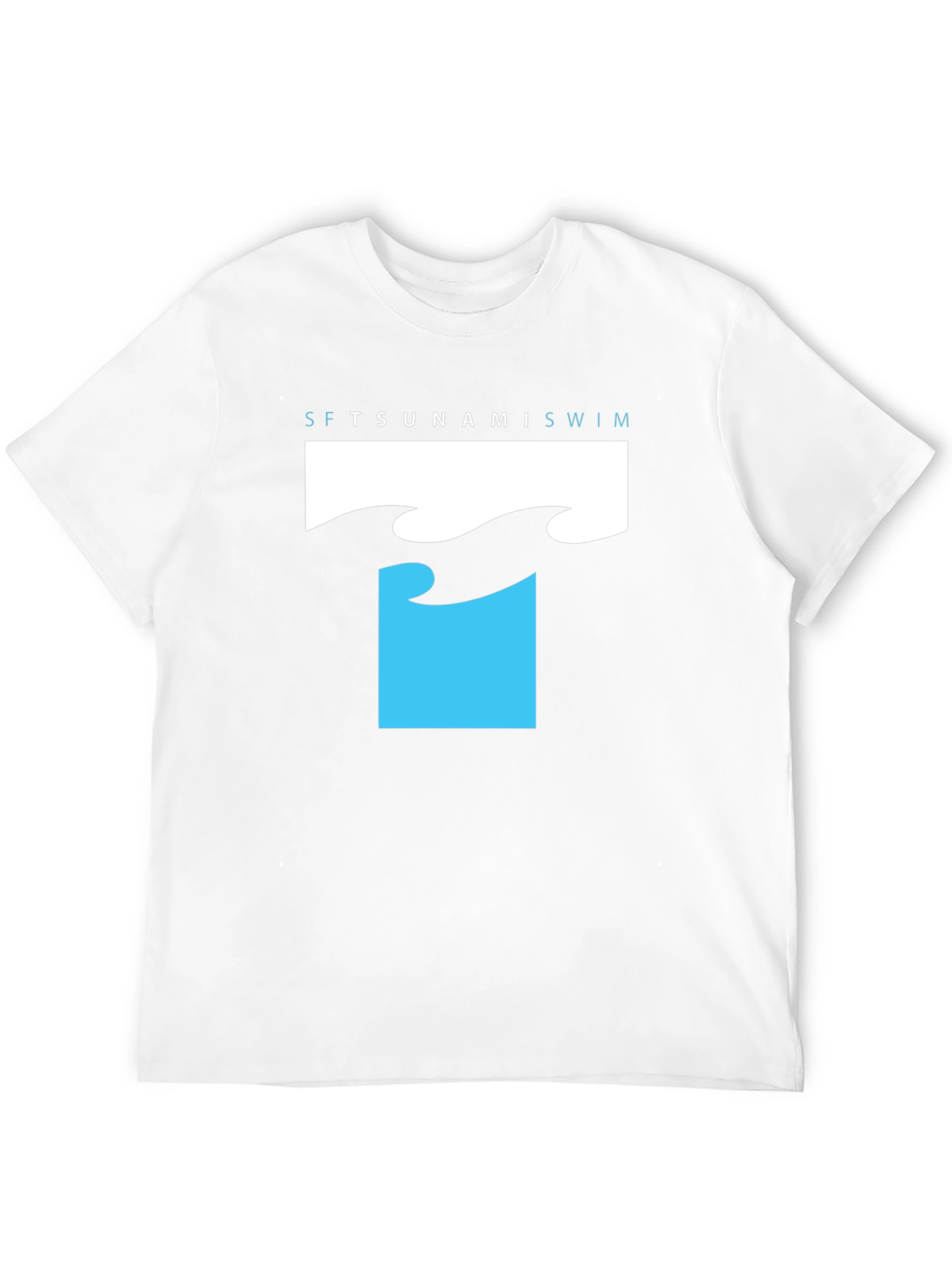 Tsunami Swim T-Shirt - Black Graphic Tee