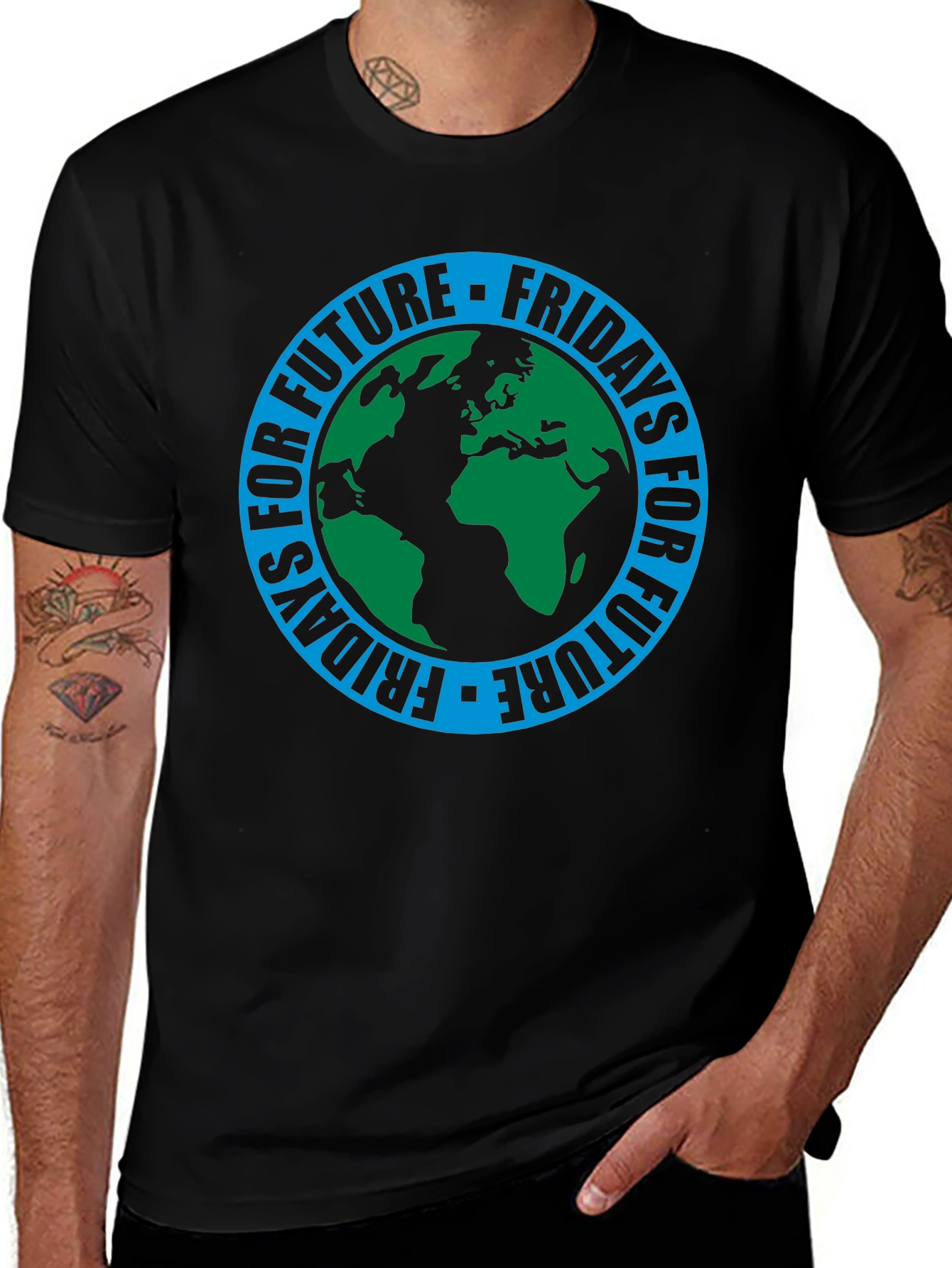 Fridays for Future Graphic Tee - Earth Design