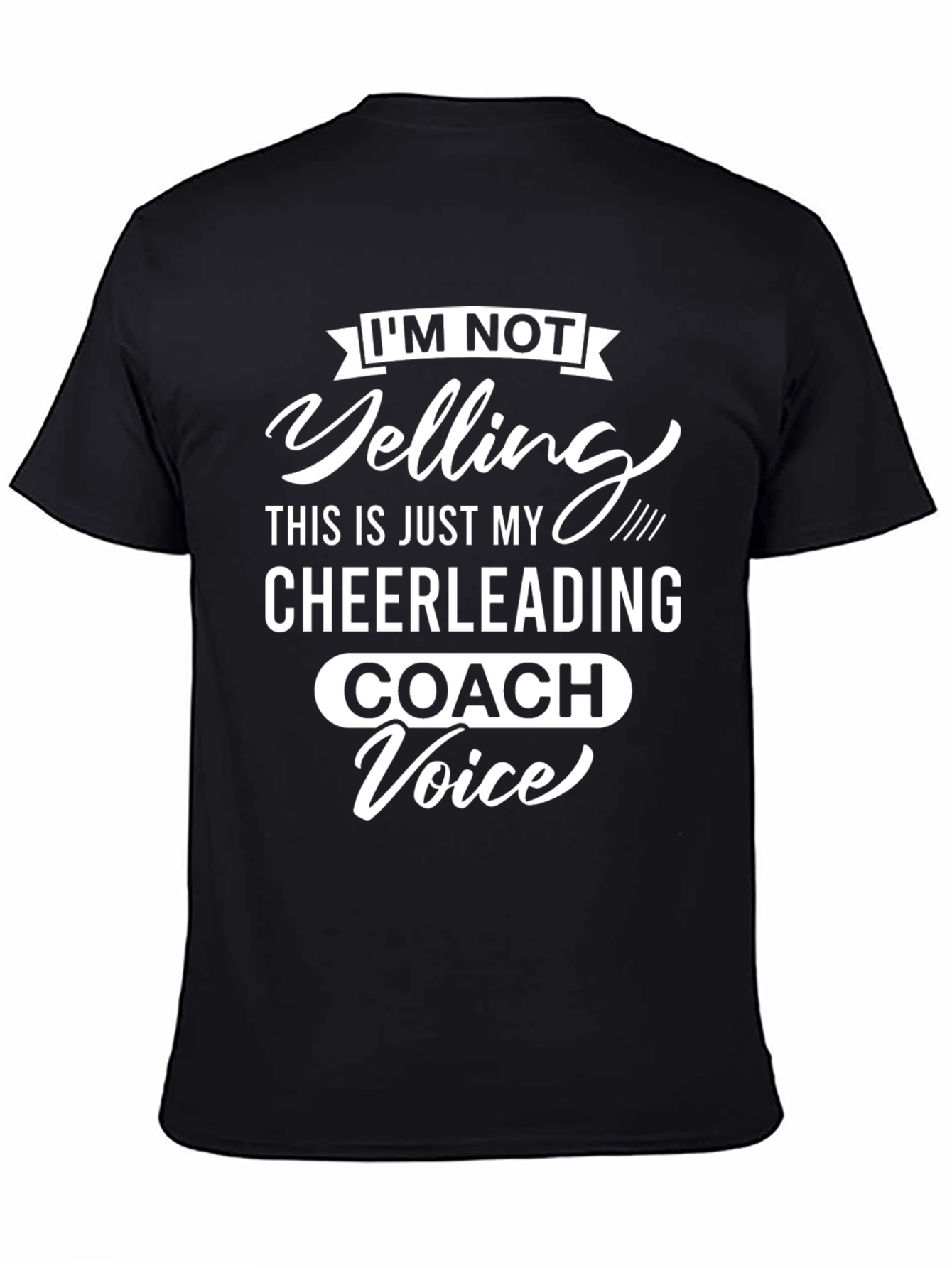 Cheerleading Coach Voice T-Shirt