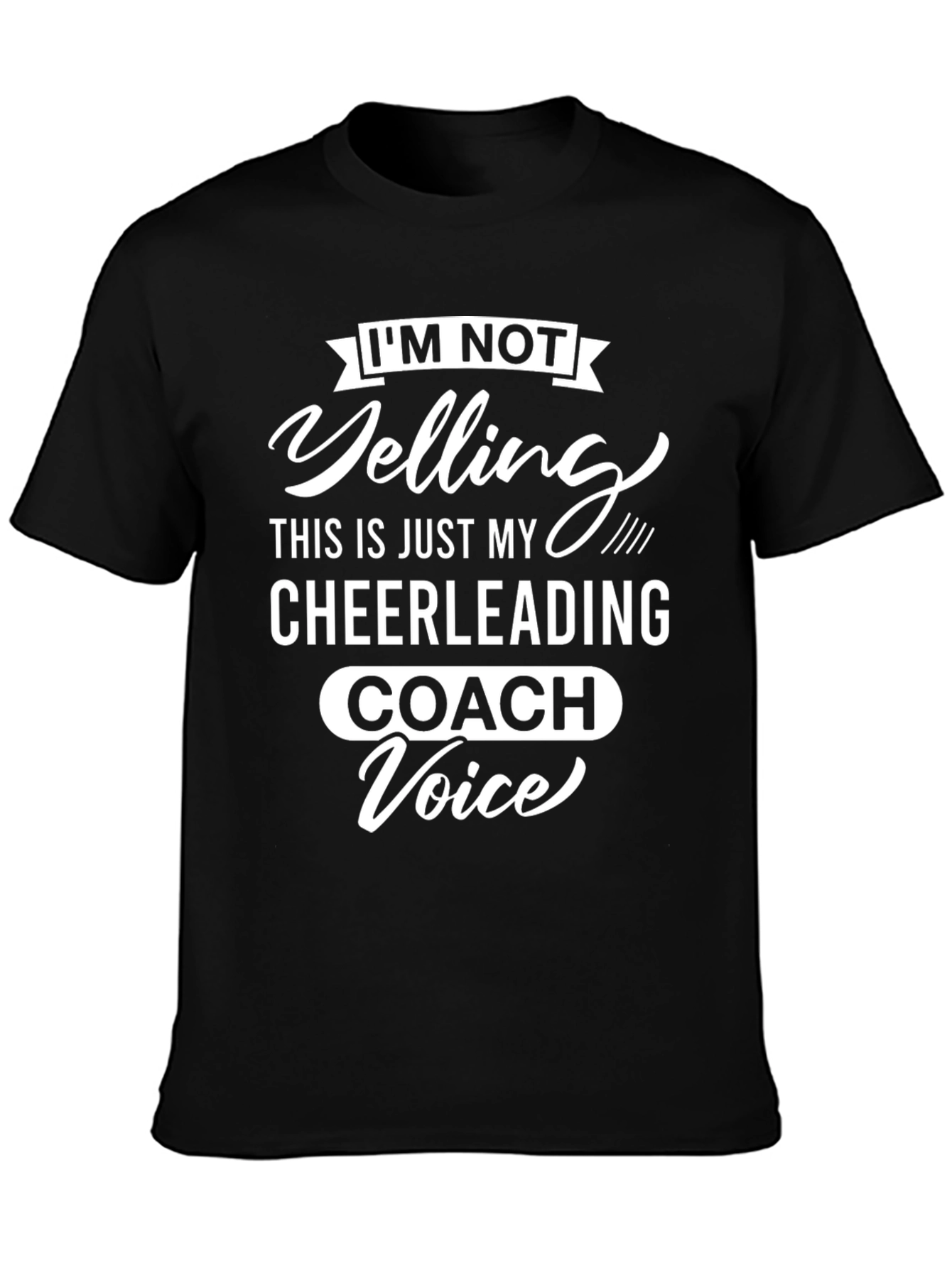 Cheerleading Coach Voice T-Shirt