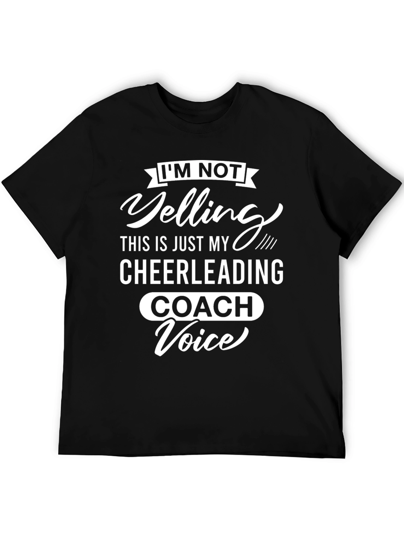 Cheerleading Coach Voice T-Shirt
