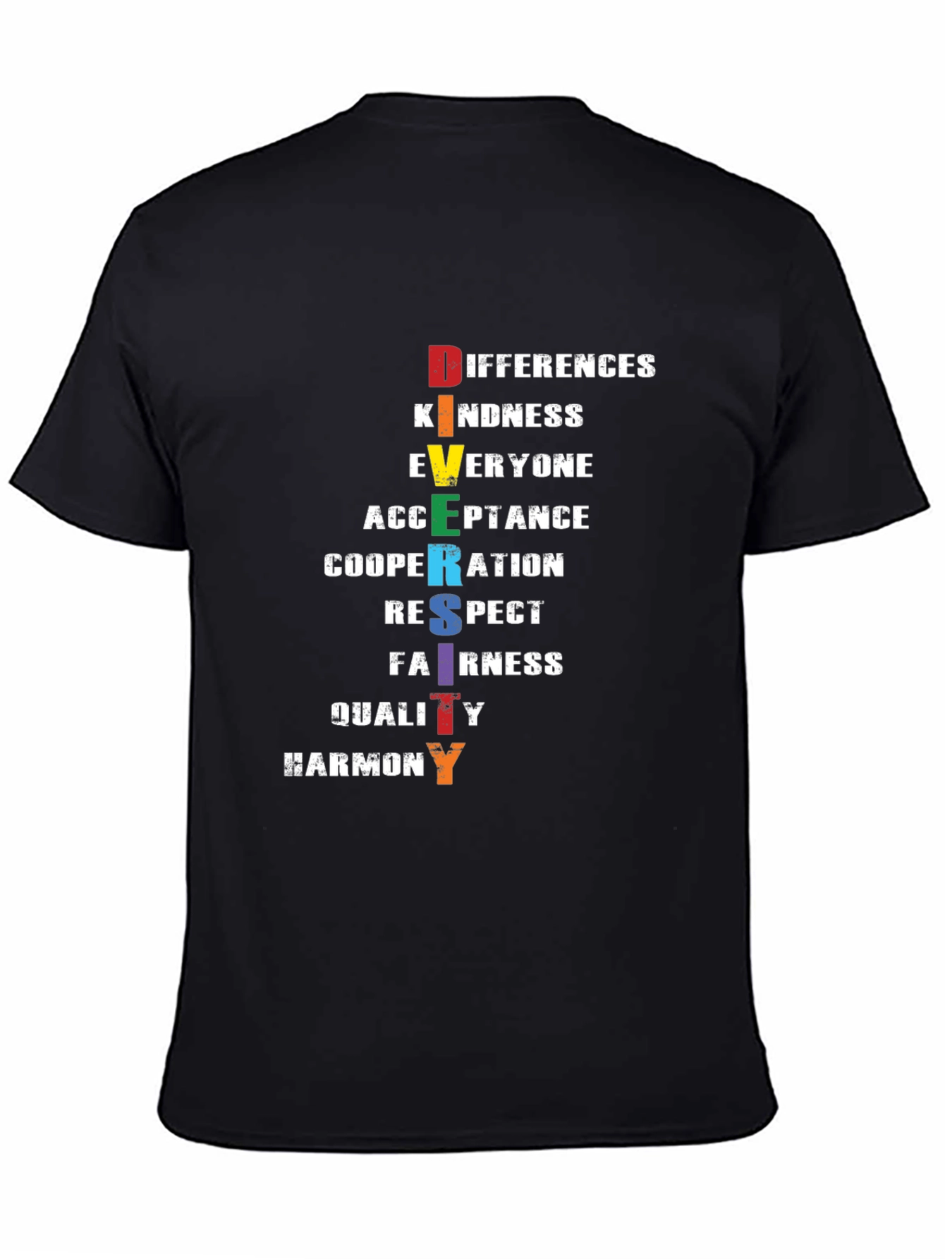 Diversity Inclusion T-Shirt: Differences Kindness Everyone