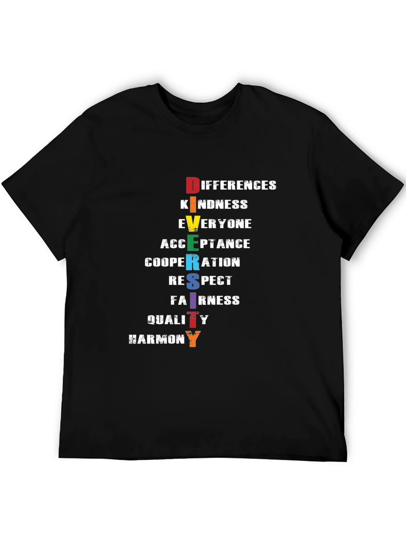 Diversity Inclusion T-Shirt: Differences Kindness Everyone