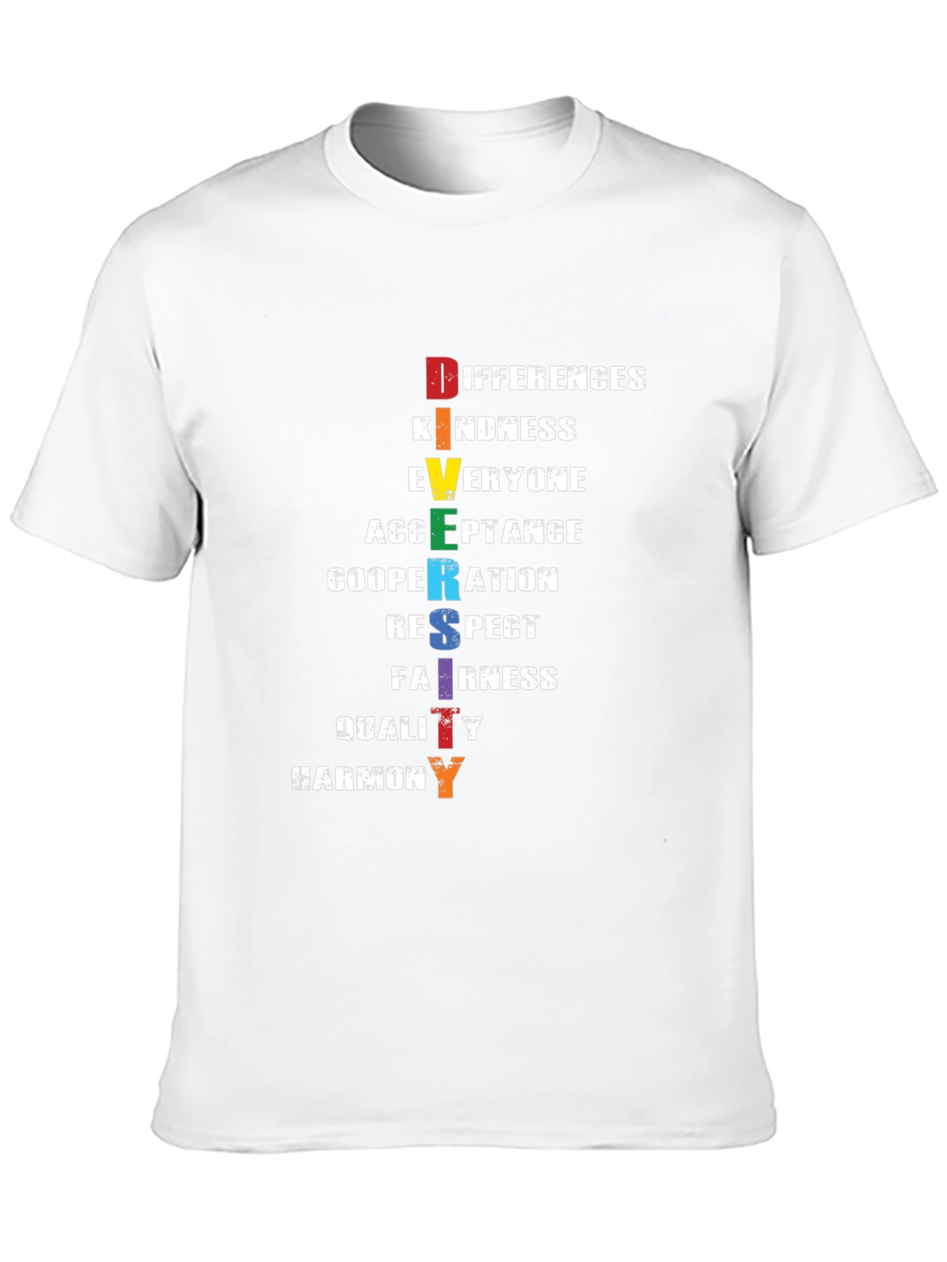 Diversity Inclusion T-Shirt: Differences Kindness Everyone