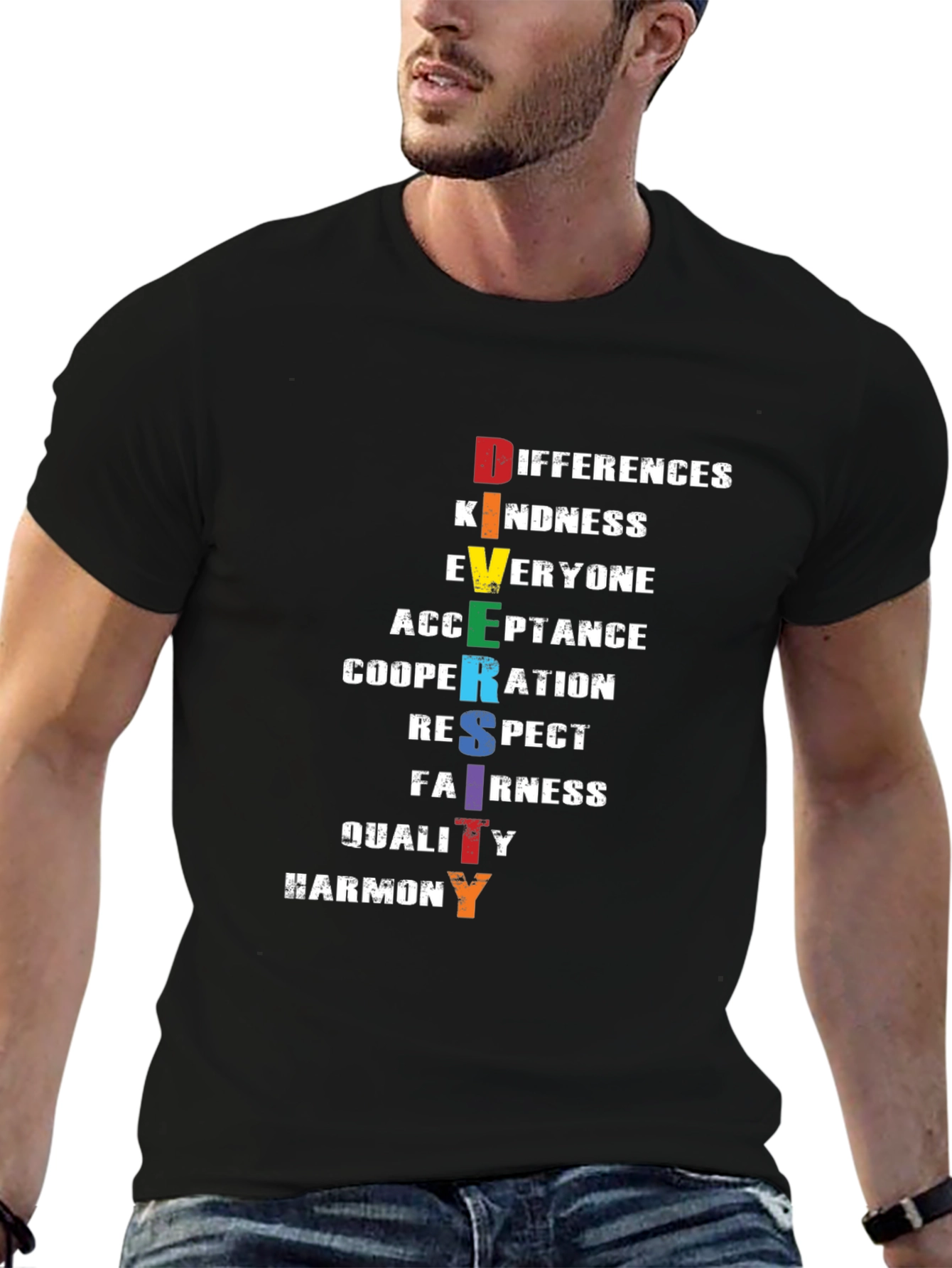 Diversity Inclusion T-Shirt: Differences Kindness Everyone