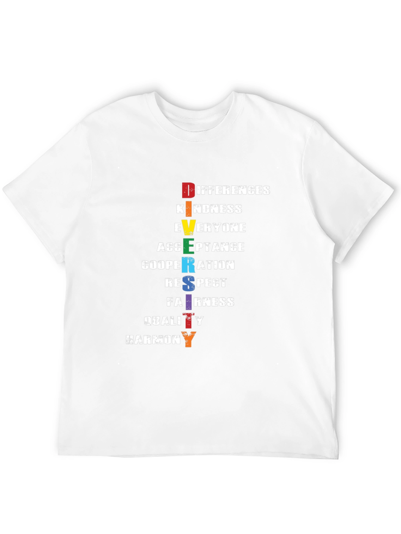 Diversity Inclusion T-Shirt: Differences Kindness Everyone