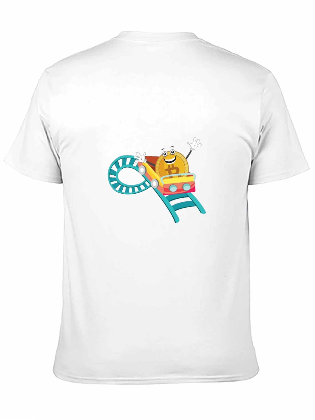Bitcoin Rollercoaster T-Shirt - Crypto Humor Tee