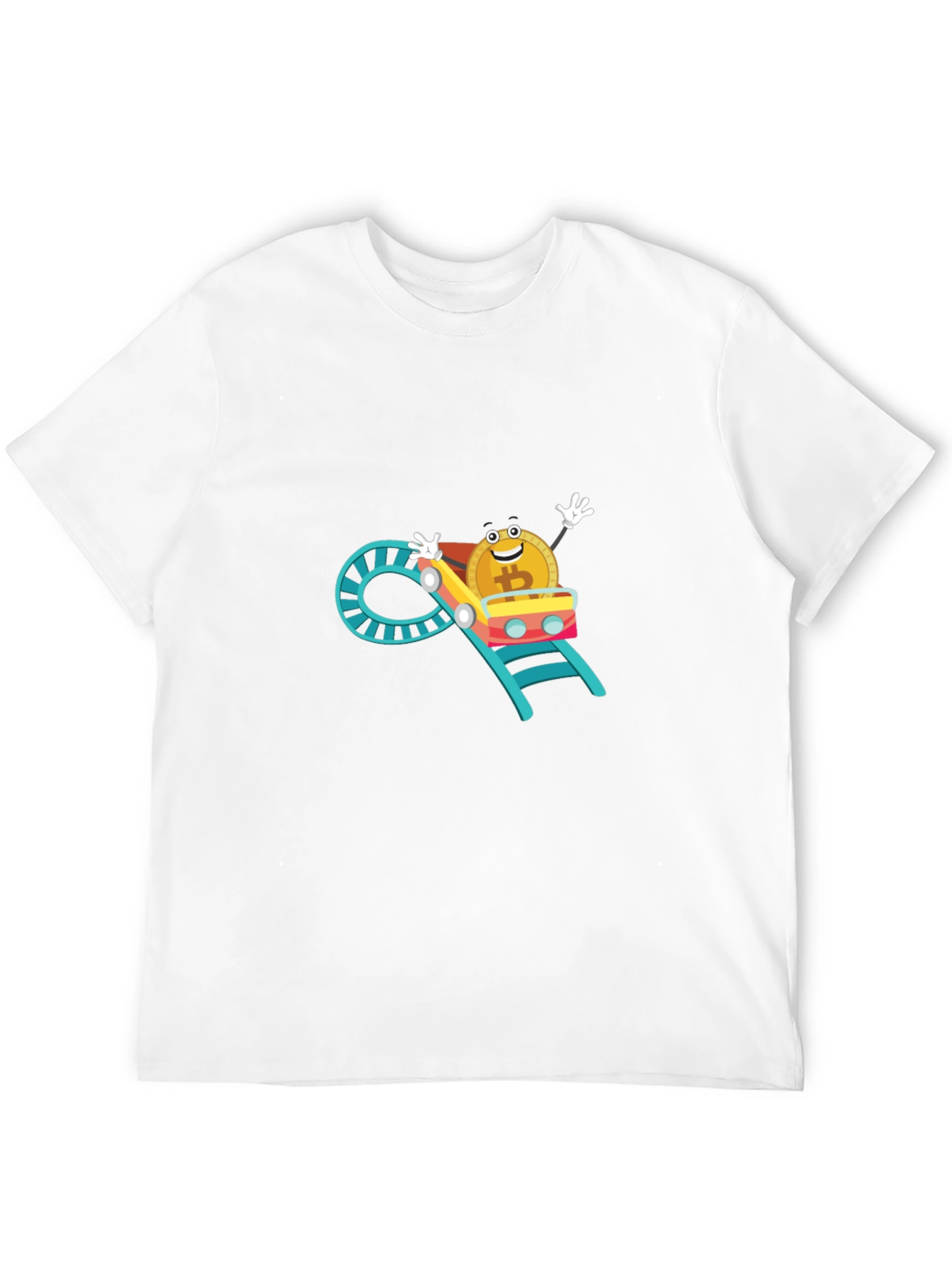 Bitcoin Rollercoaster T-Shirt - Crypto Humor Tee